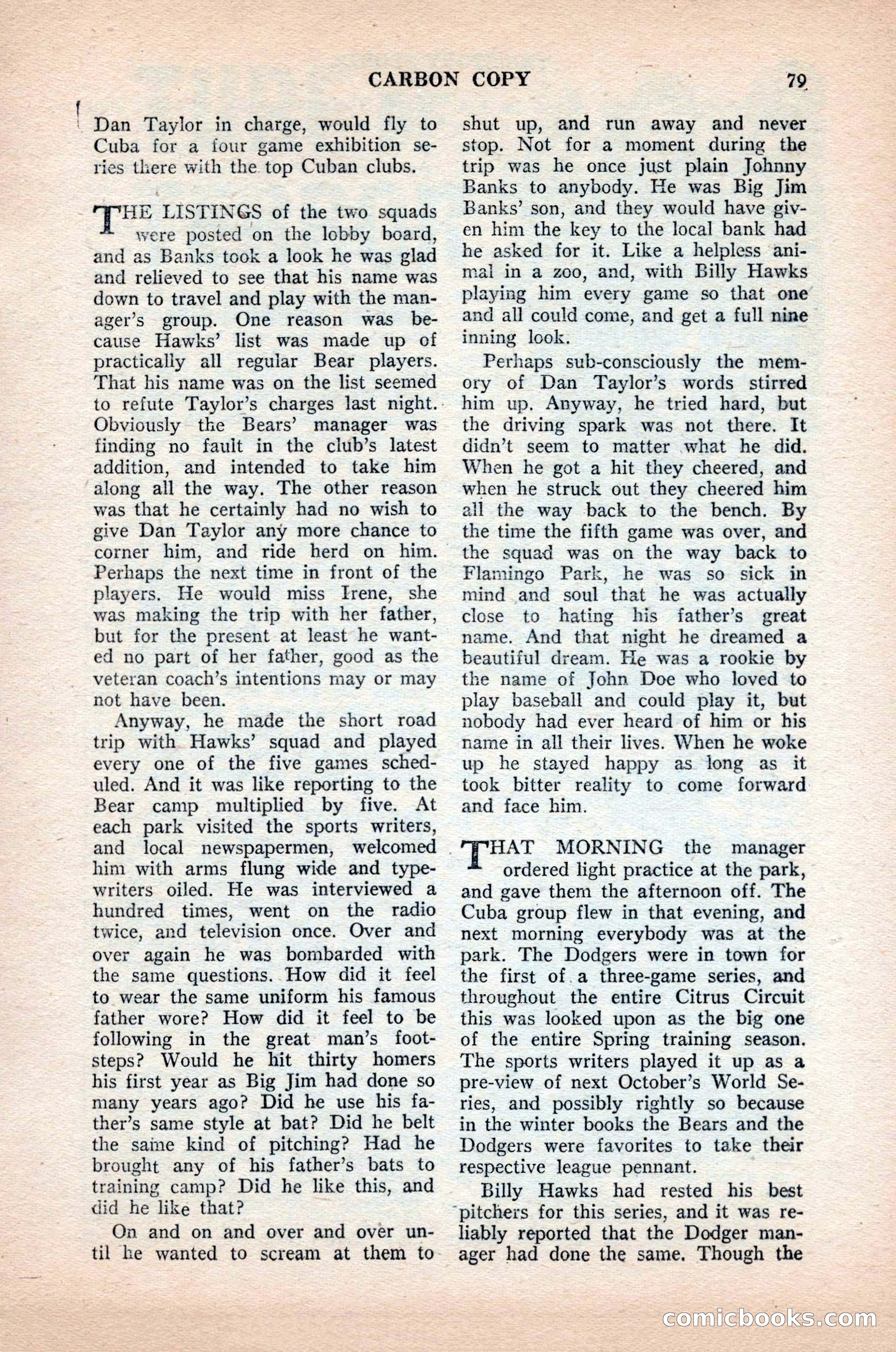 Ten-Story Sports, October 1952 — page 79 of 132