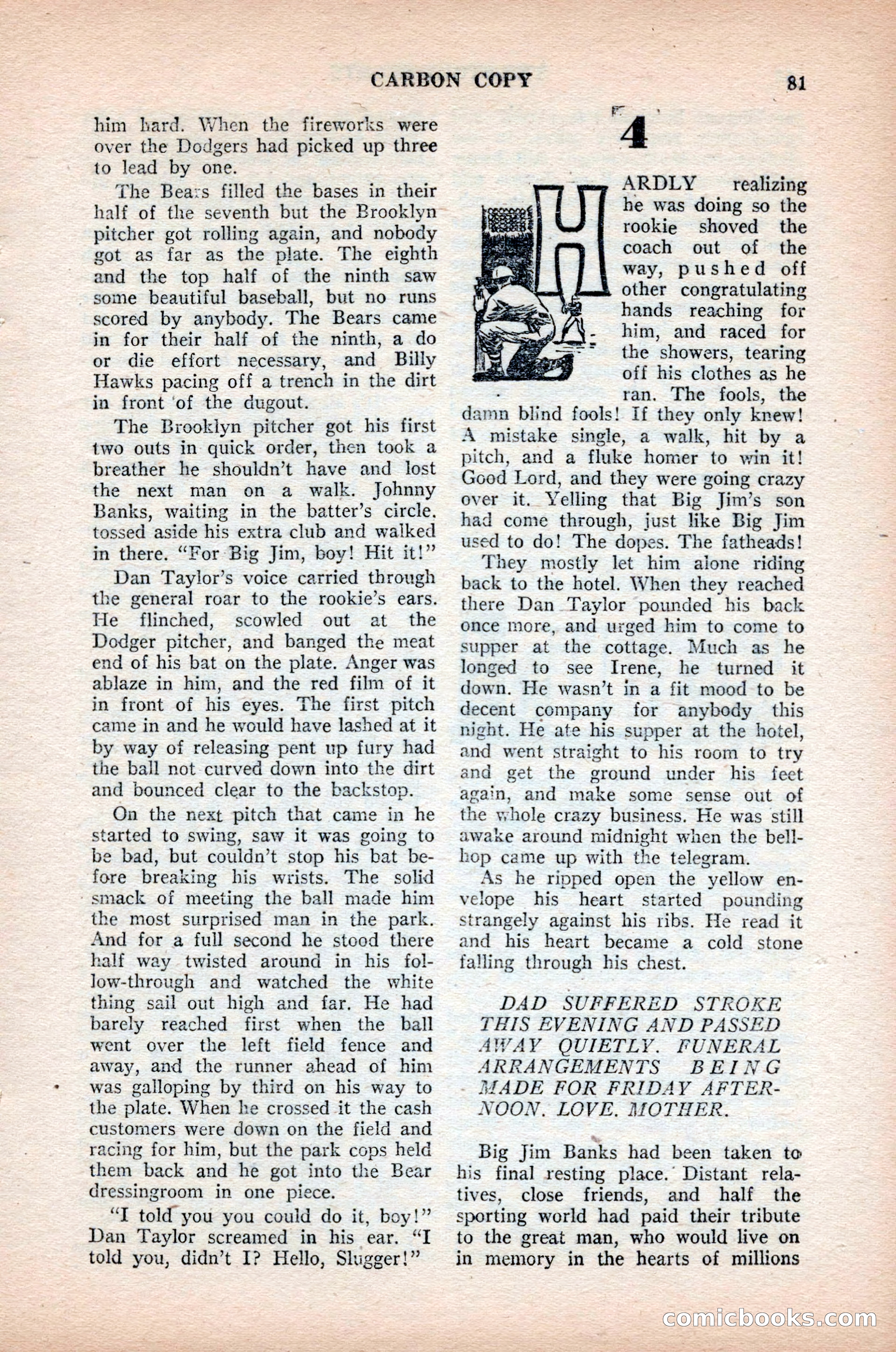 Ten-Story Sports, October 1952 — page 81 of 132