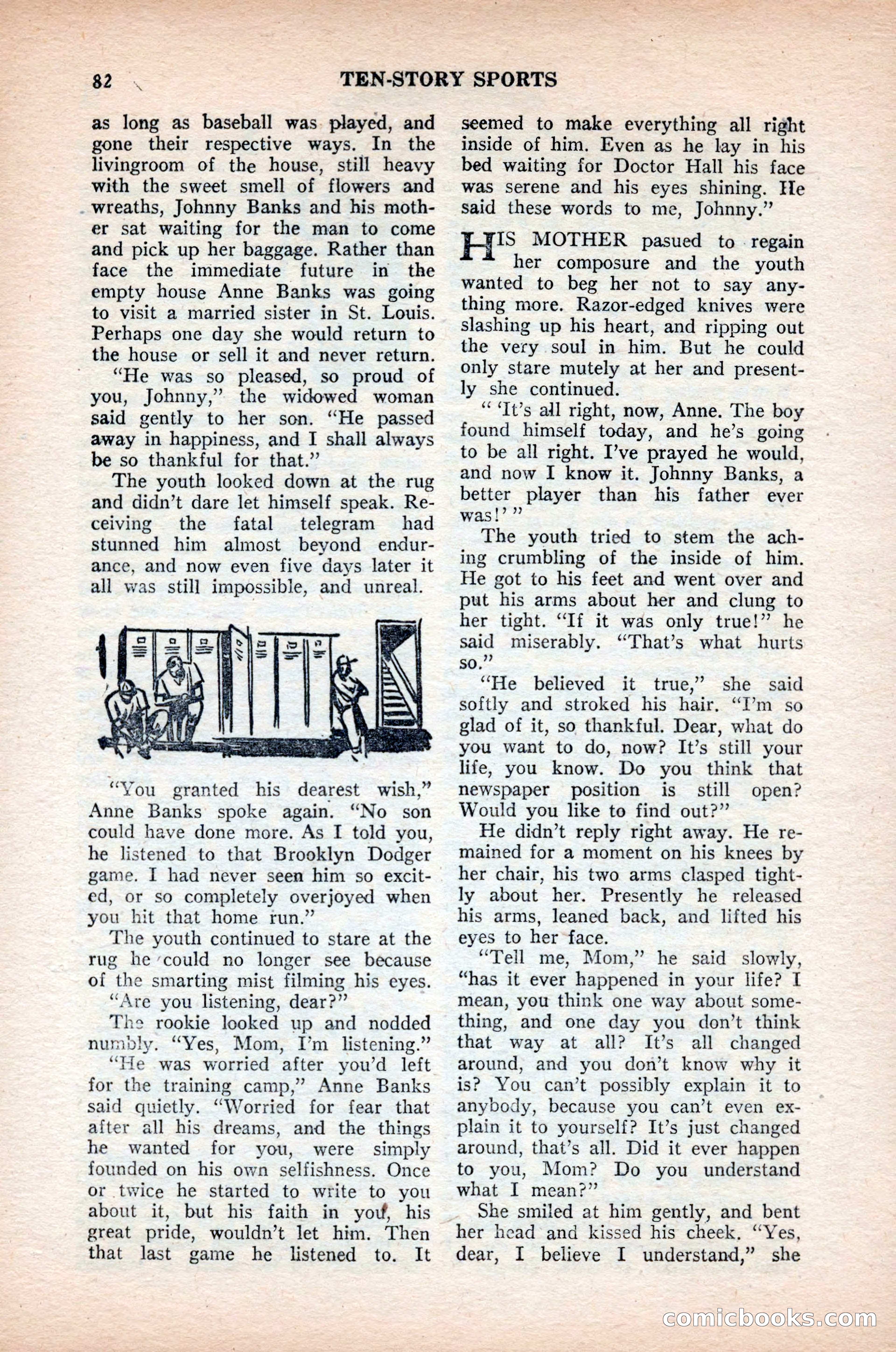 Ten-Story Sports, October 1952 — page 82 of 132