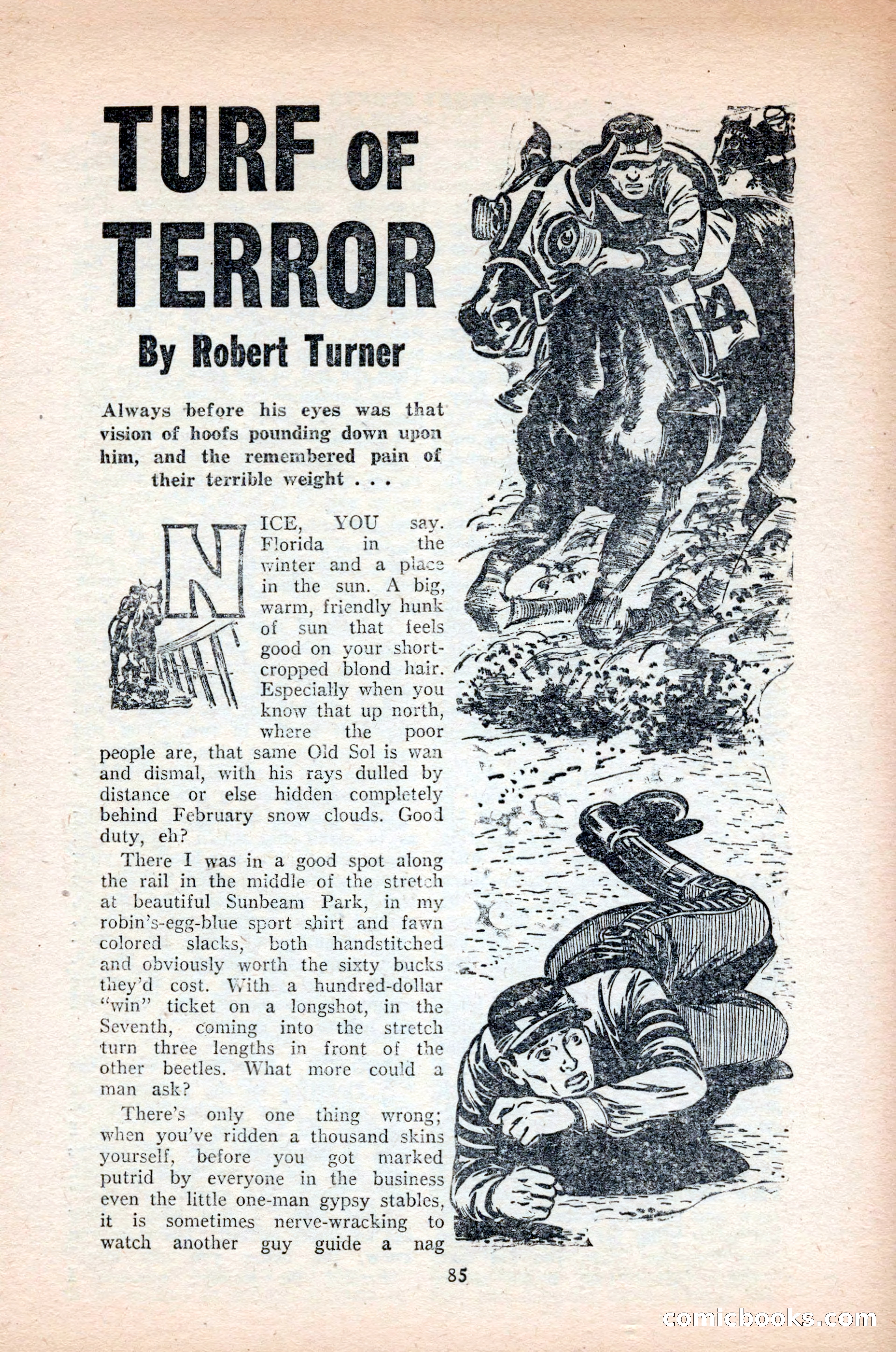 Ten-Story Sports, October 1952 — page 85 of 132
