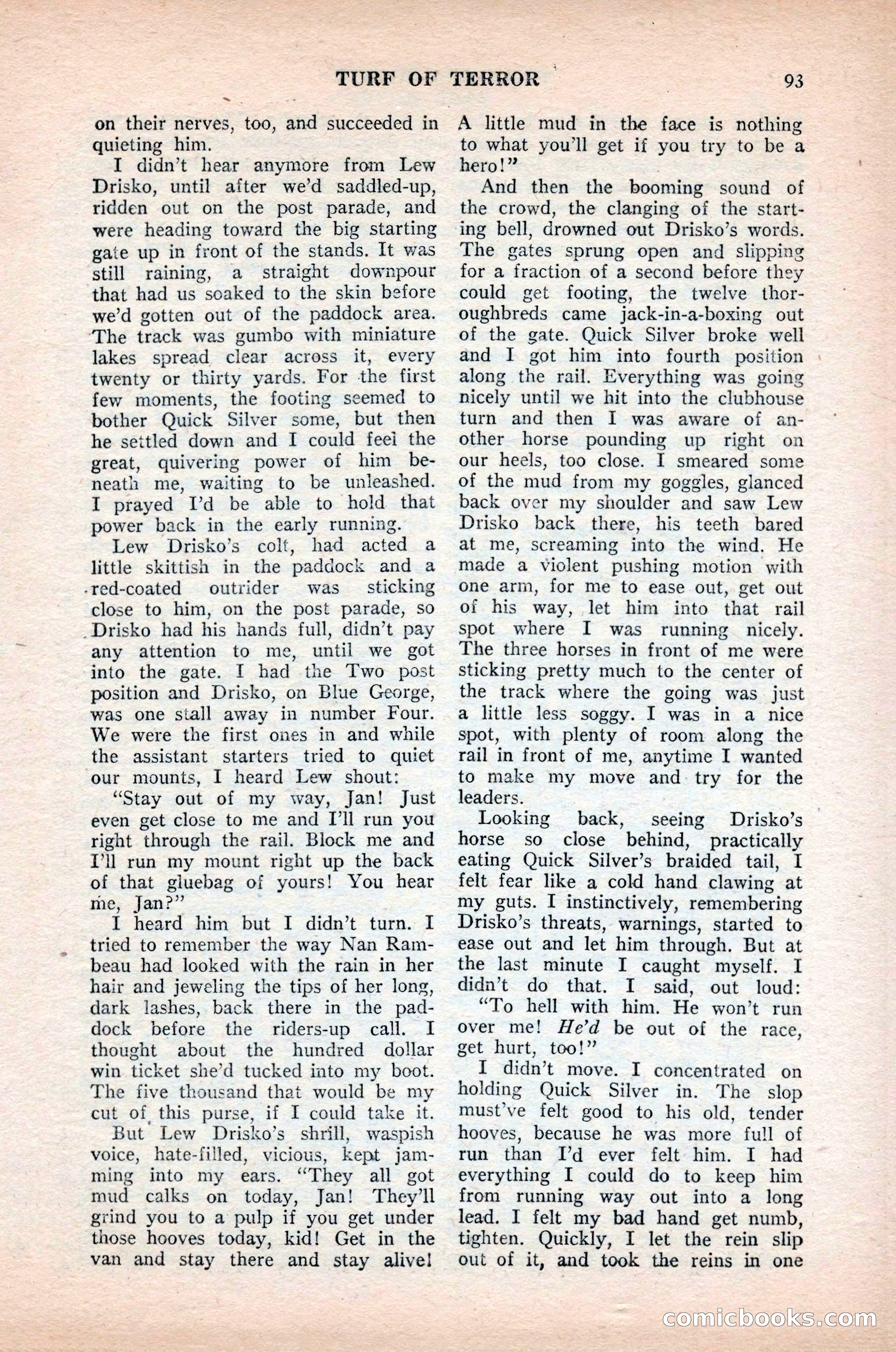 Ten-Story Sports, October 1952 — page 93 of 132