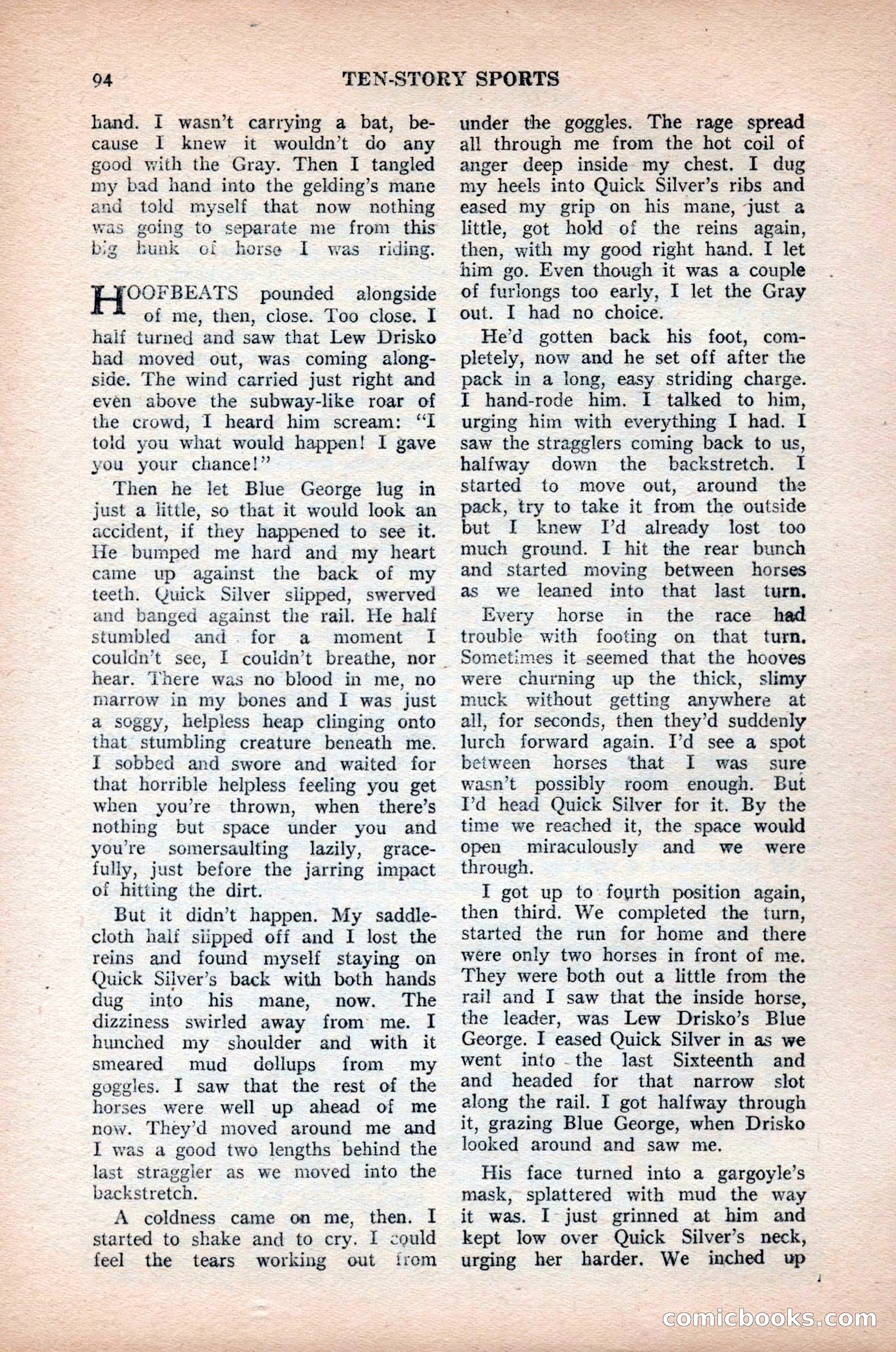 Ten-Story Sports, October 1952 — page 94 of 132