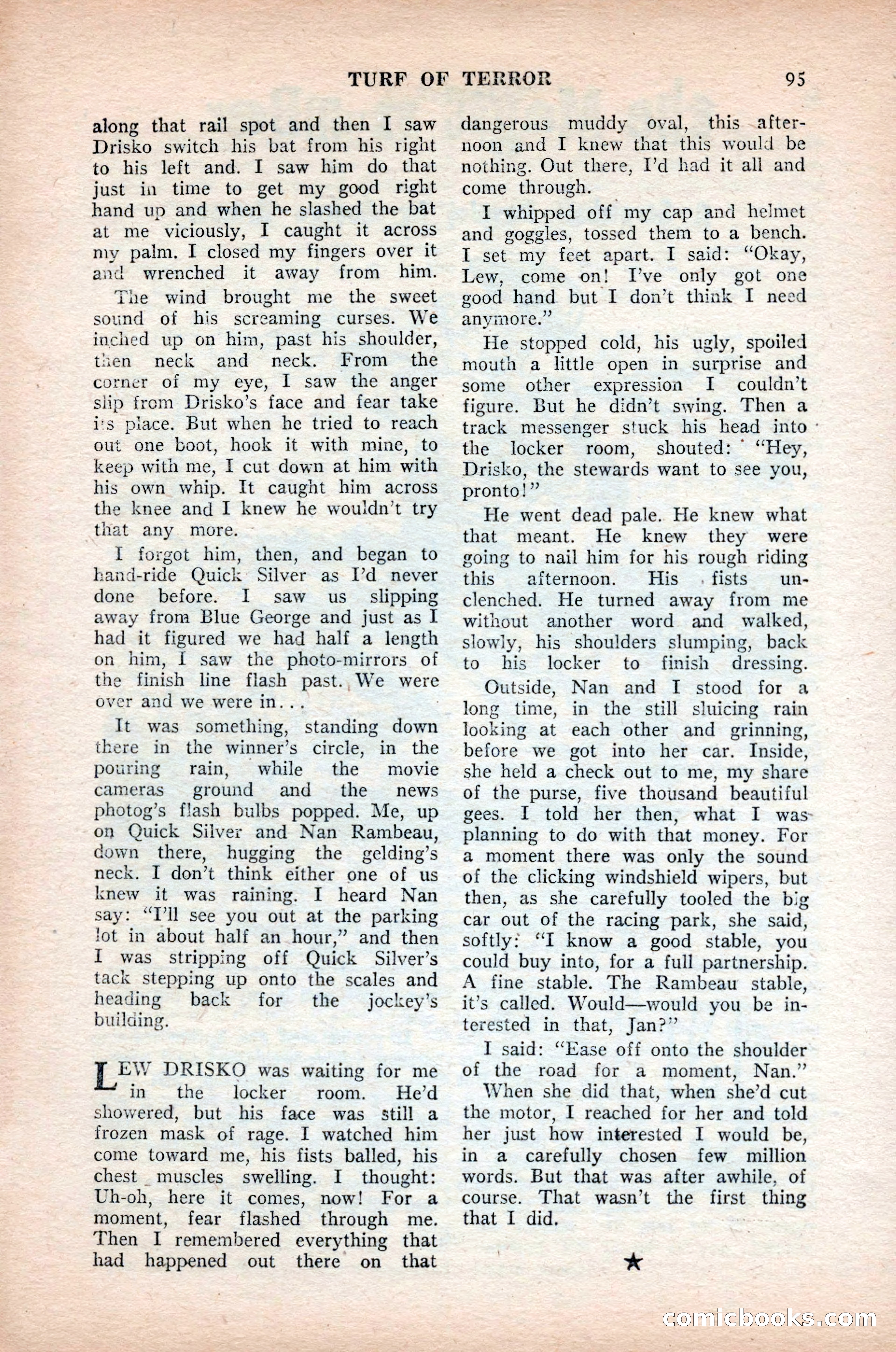 Ten-Story Sports, October 1952 — page 95 of 132