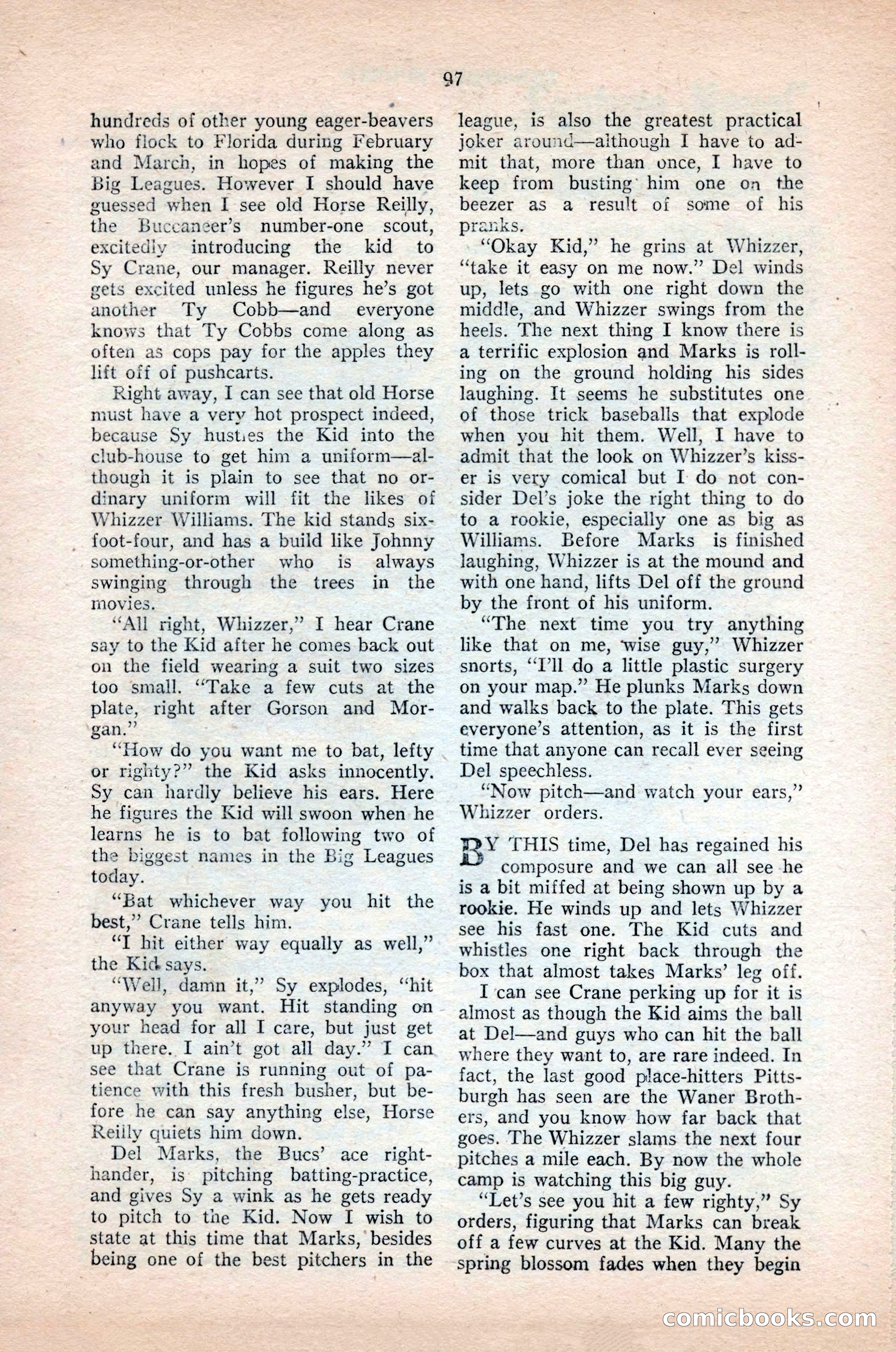 Ten-Story Sports, October 1952 — page 97 of 132