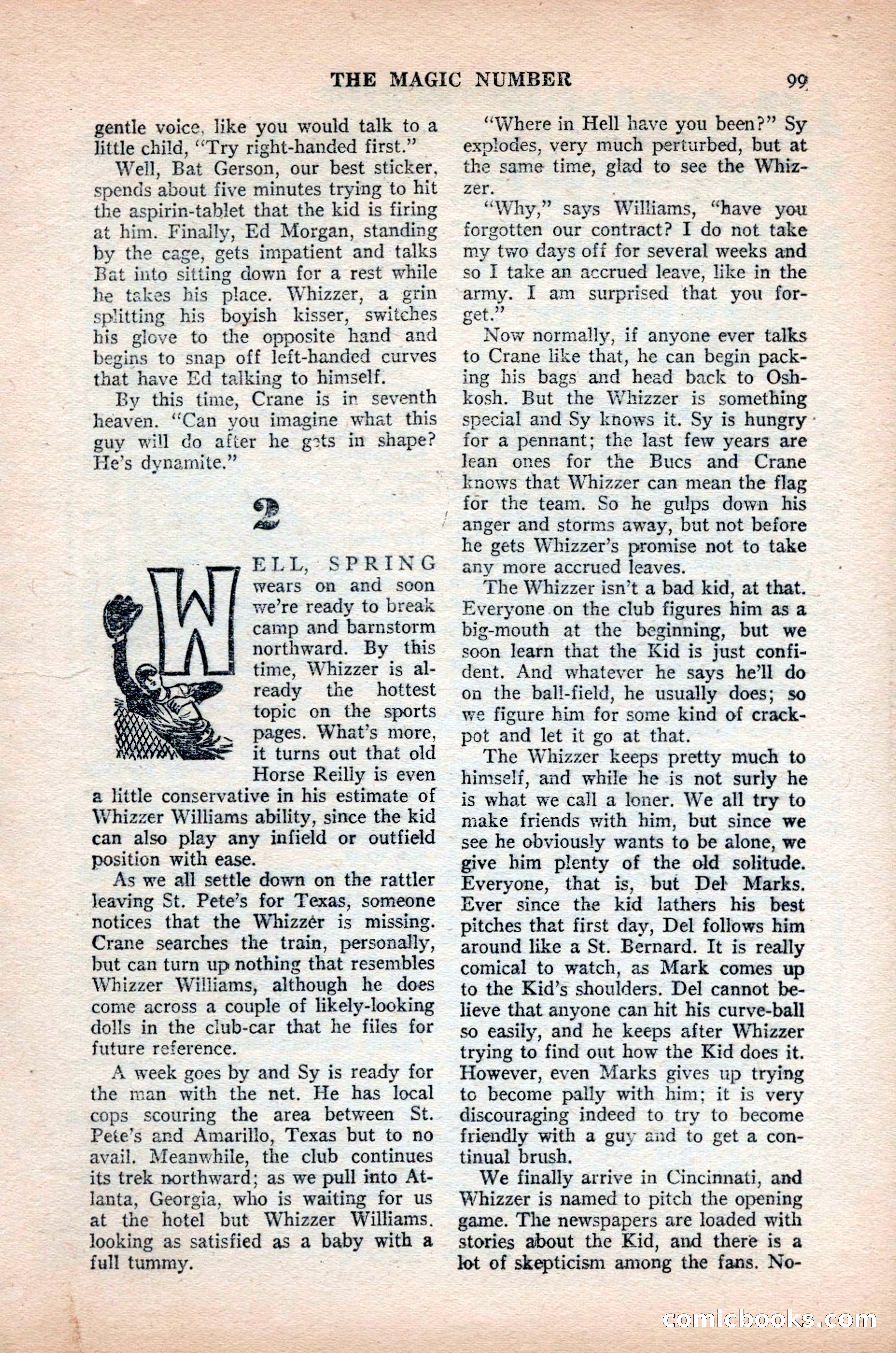 Ten-Story Sports, October 1952 — page 99 of 132