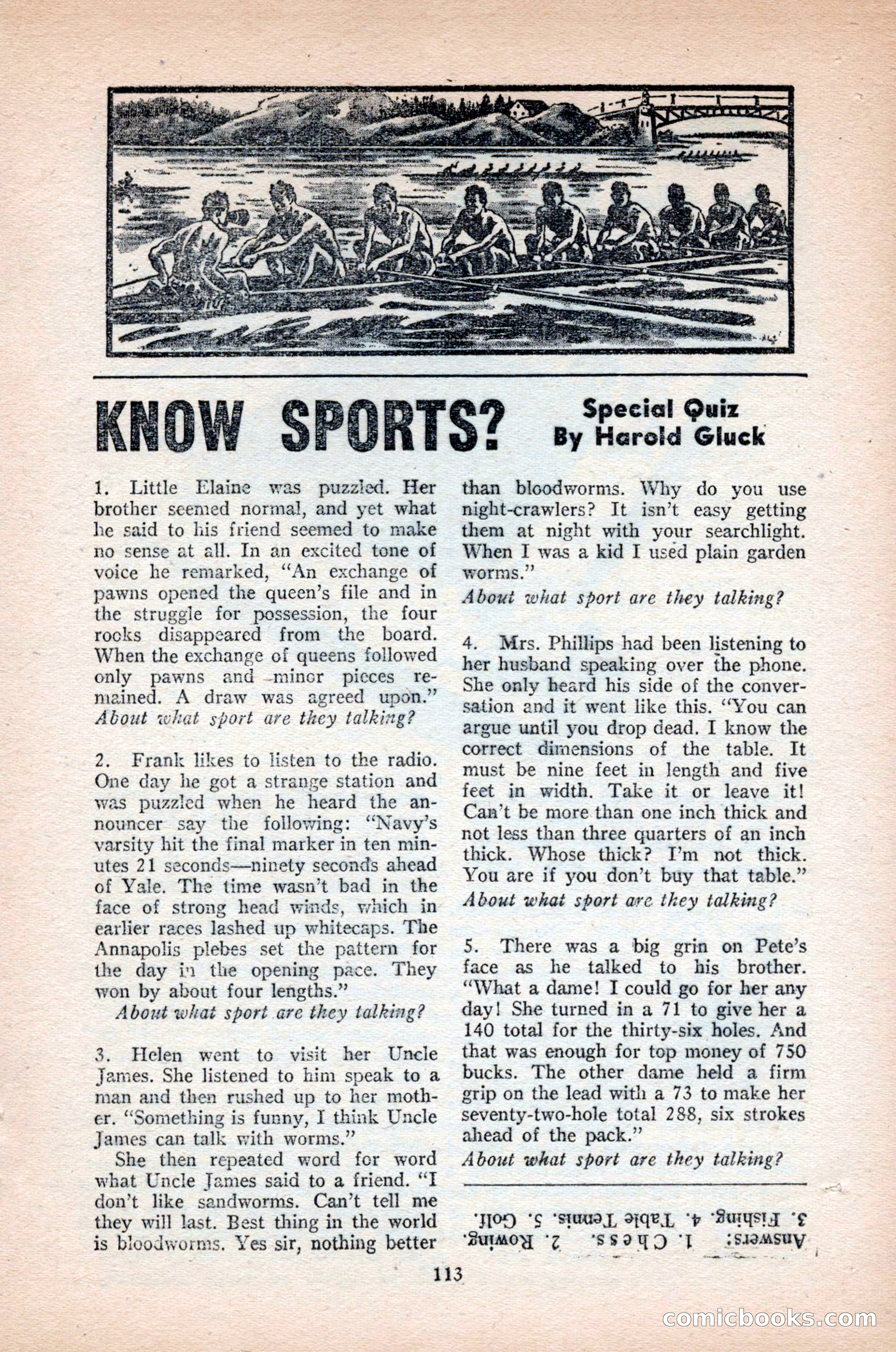 Ten-Story Sports, October 1952 — page 113 of 132
