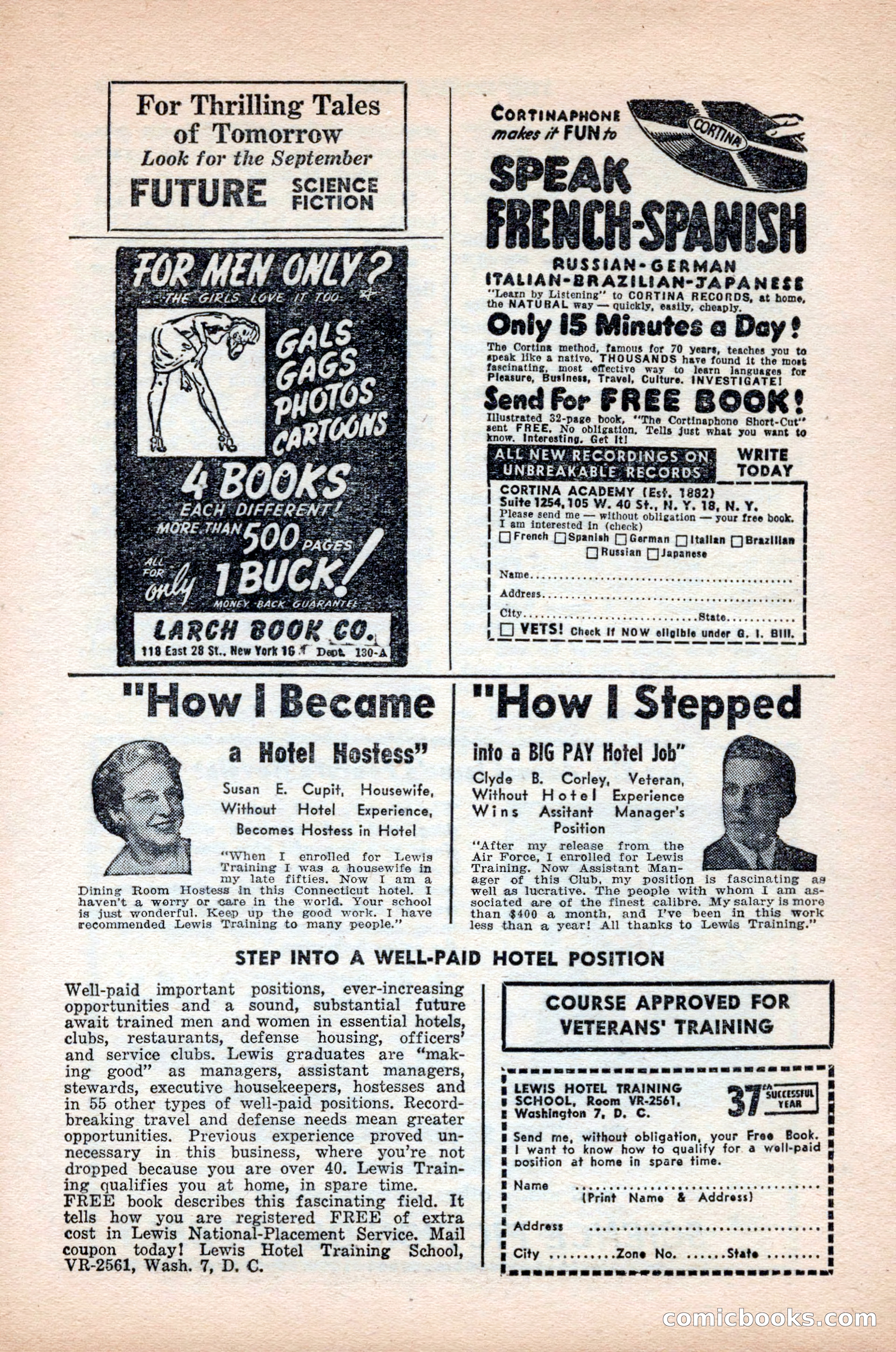 Ten-Story Sports, October 1952 — page 120 of 132