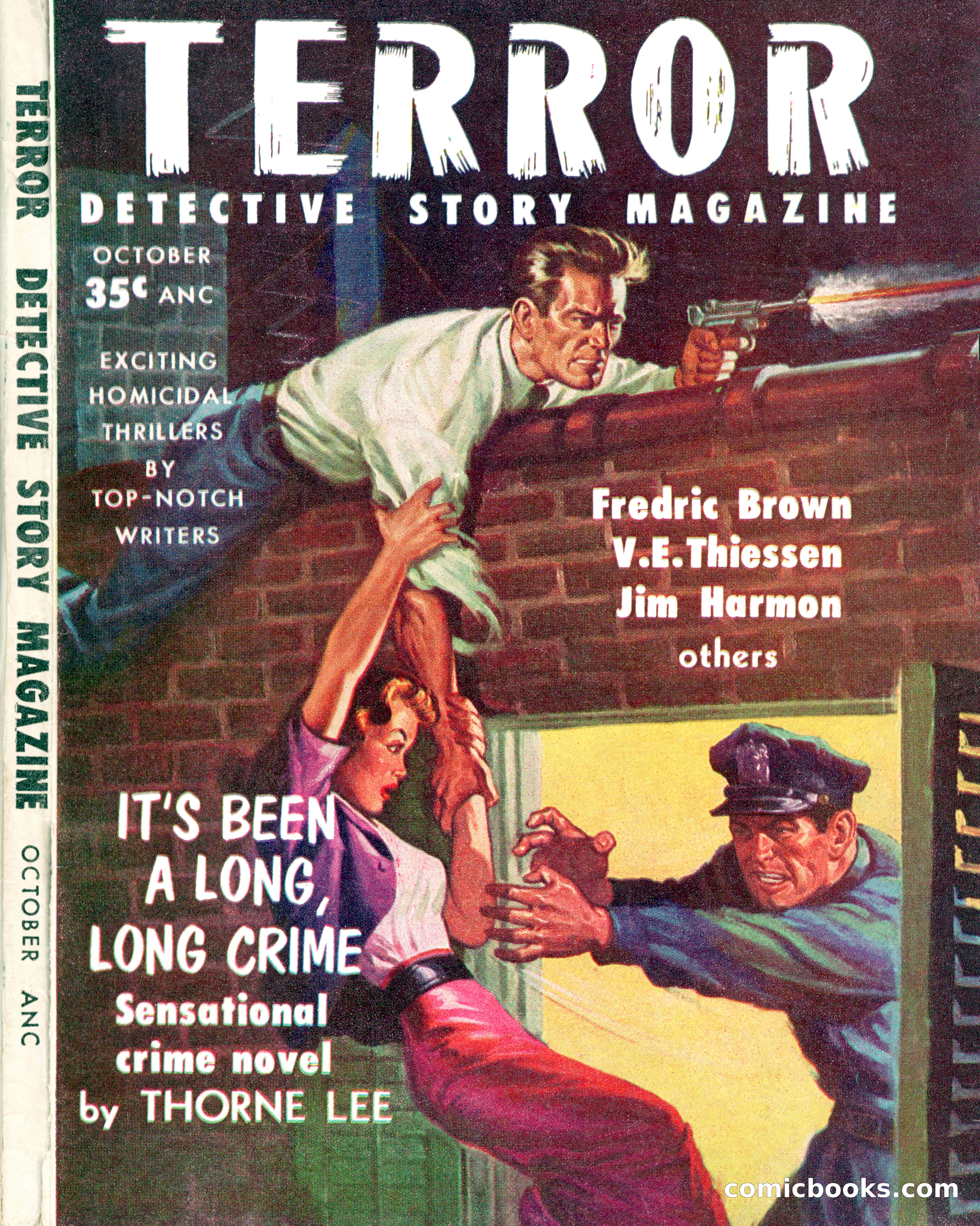 Terror Detective Story Magazine, October 1956
