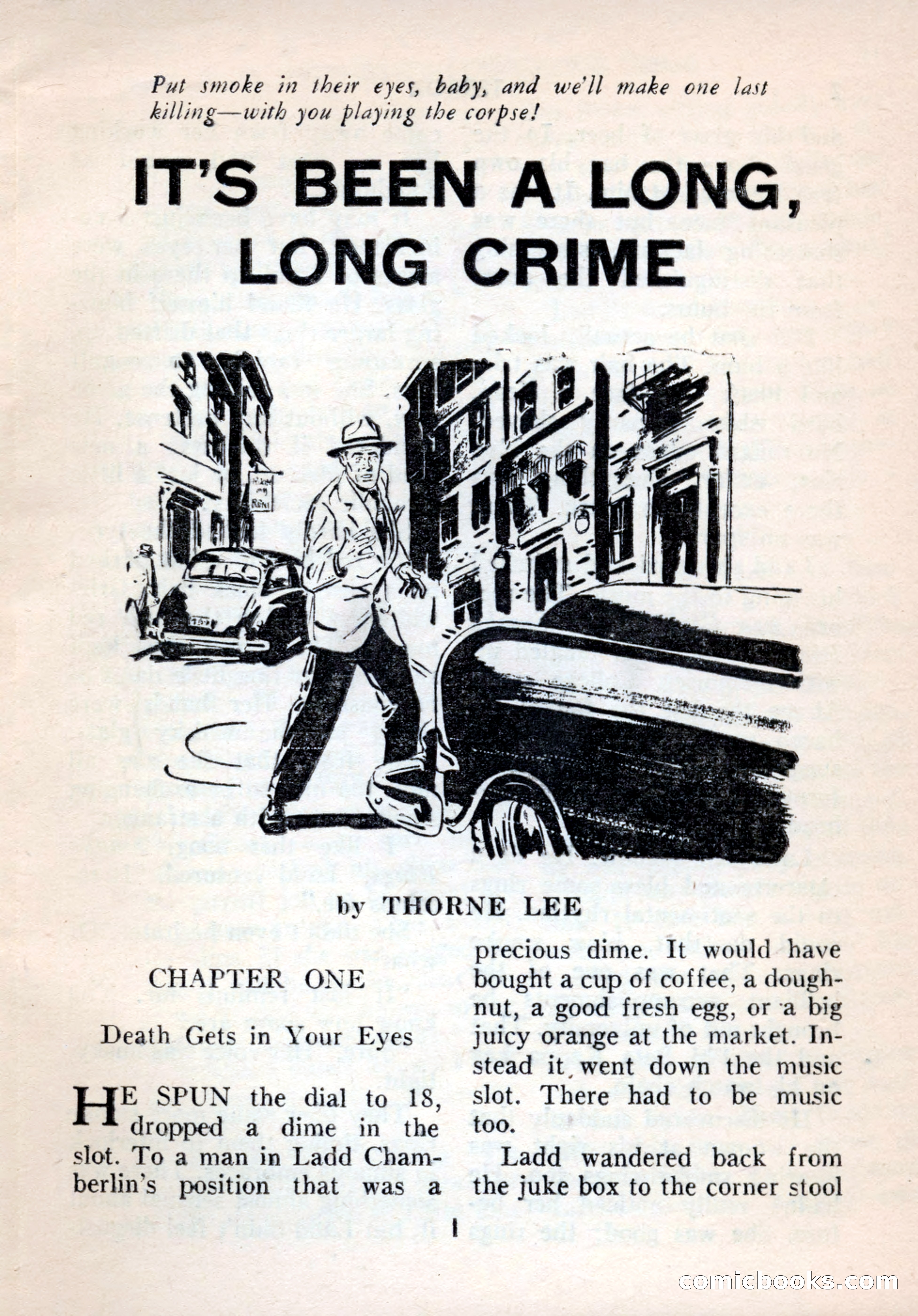 Terror Detective Story Magazine, October 1956 — page 3 of 132