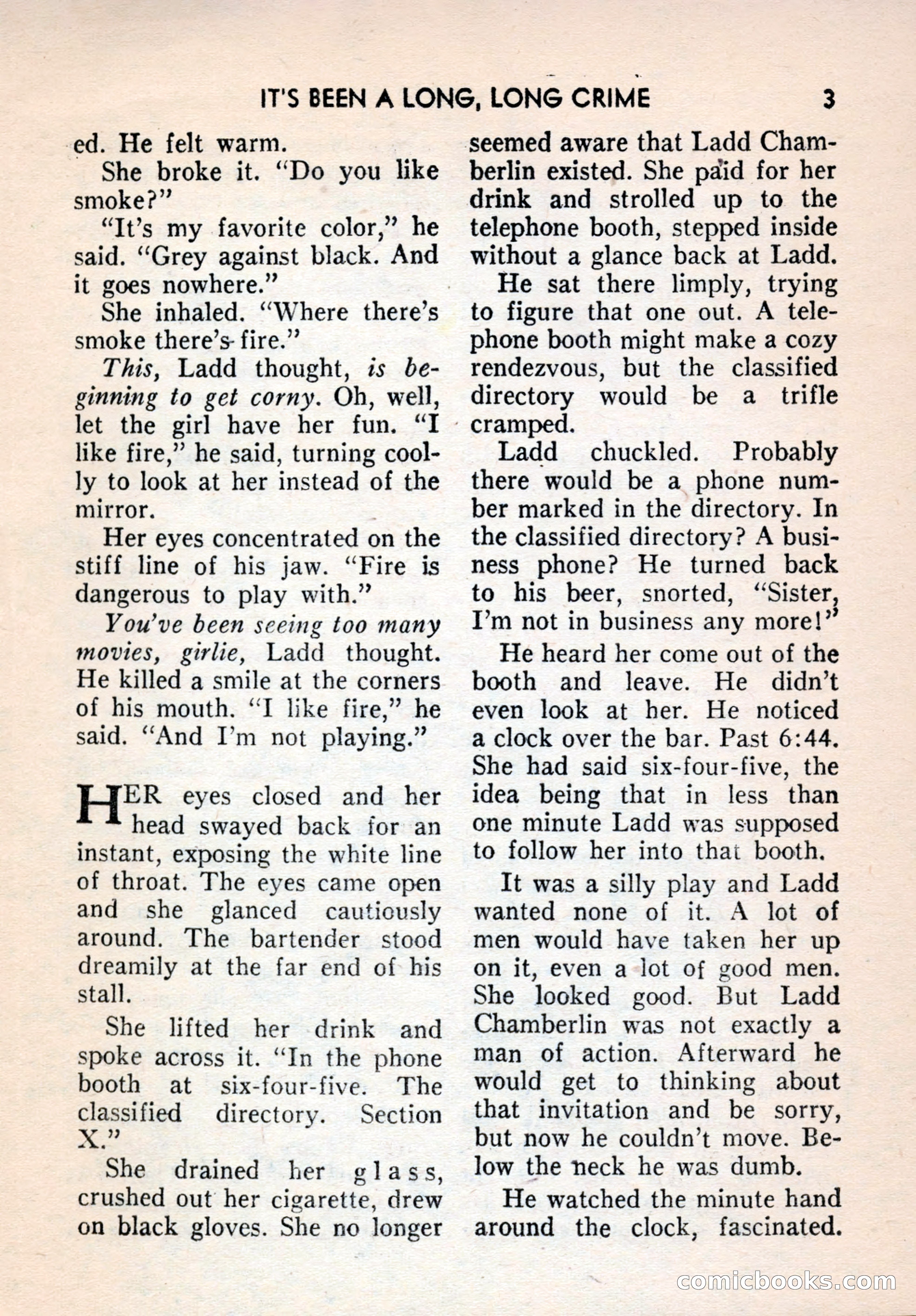 Terror Detective Story Magazine, October 1956 — page 5 of 132
