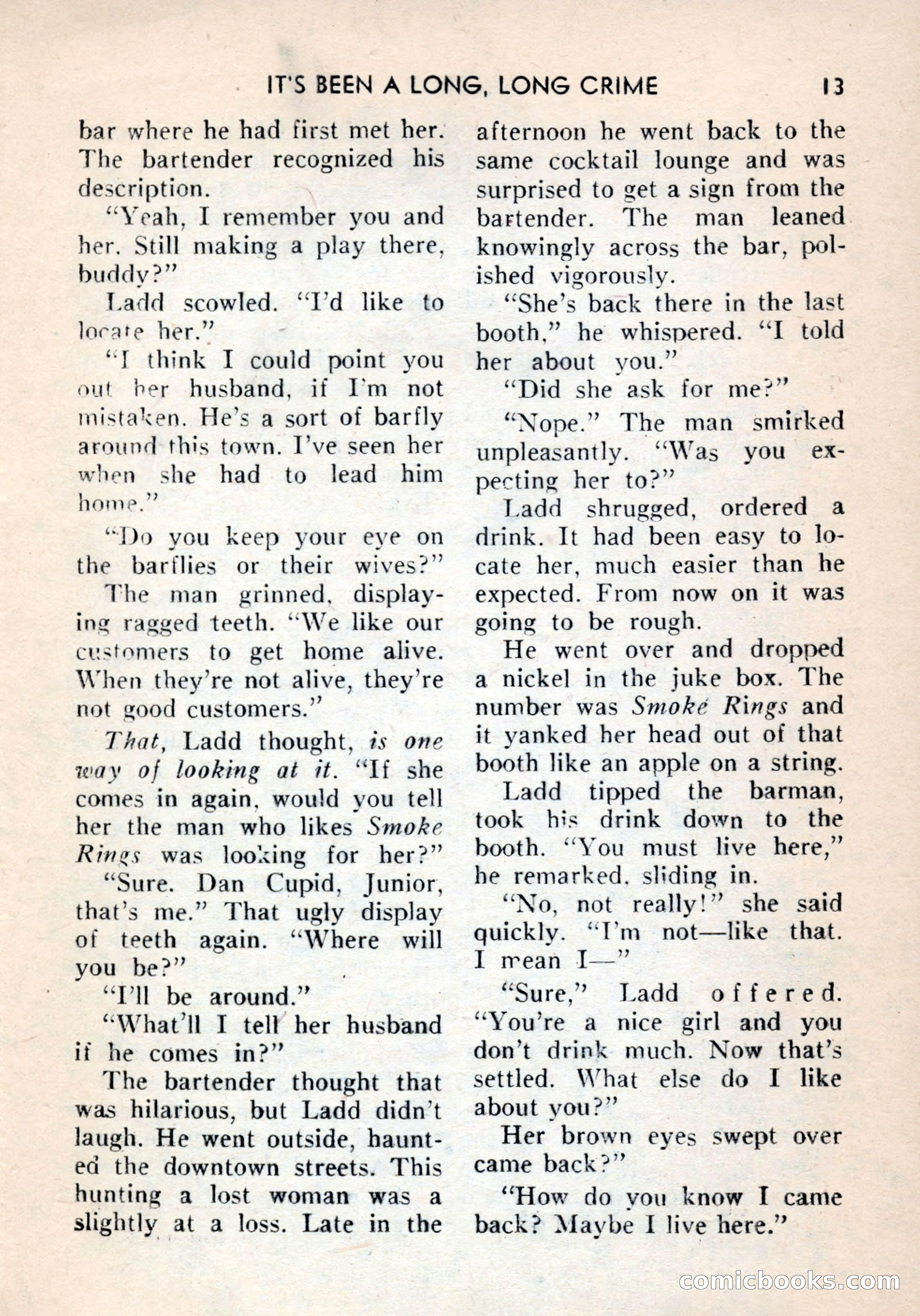 Terror Detective Story Magazine, October 1956 — page 15 of 132