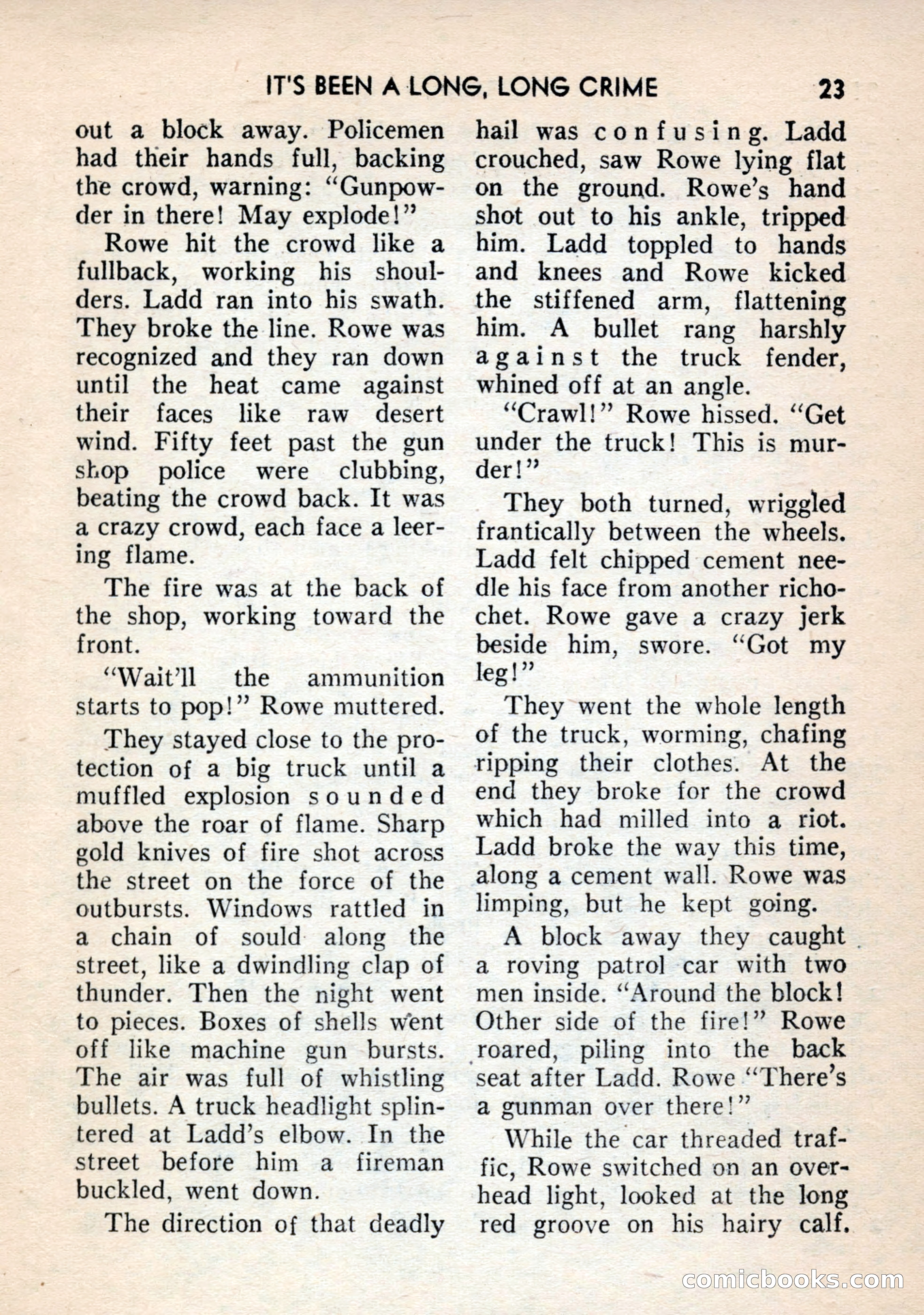 Terror Detective Story Magazine, October 1956 — page 25 of 132