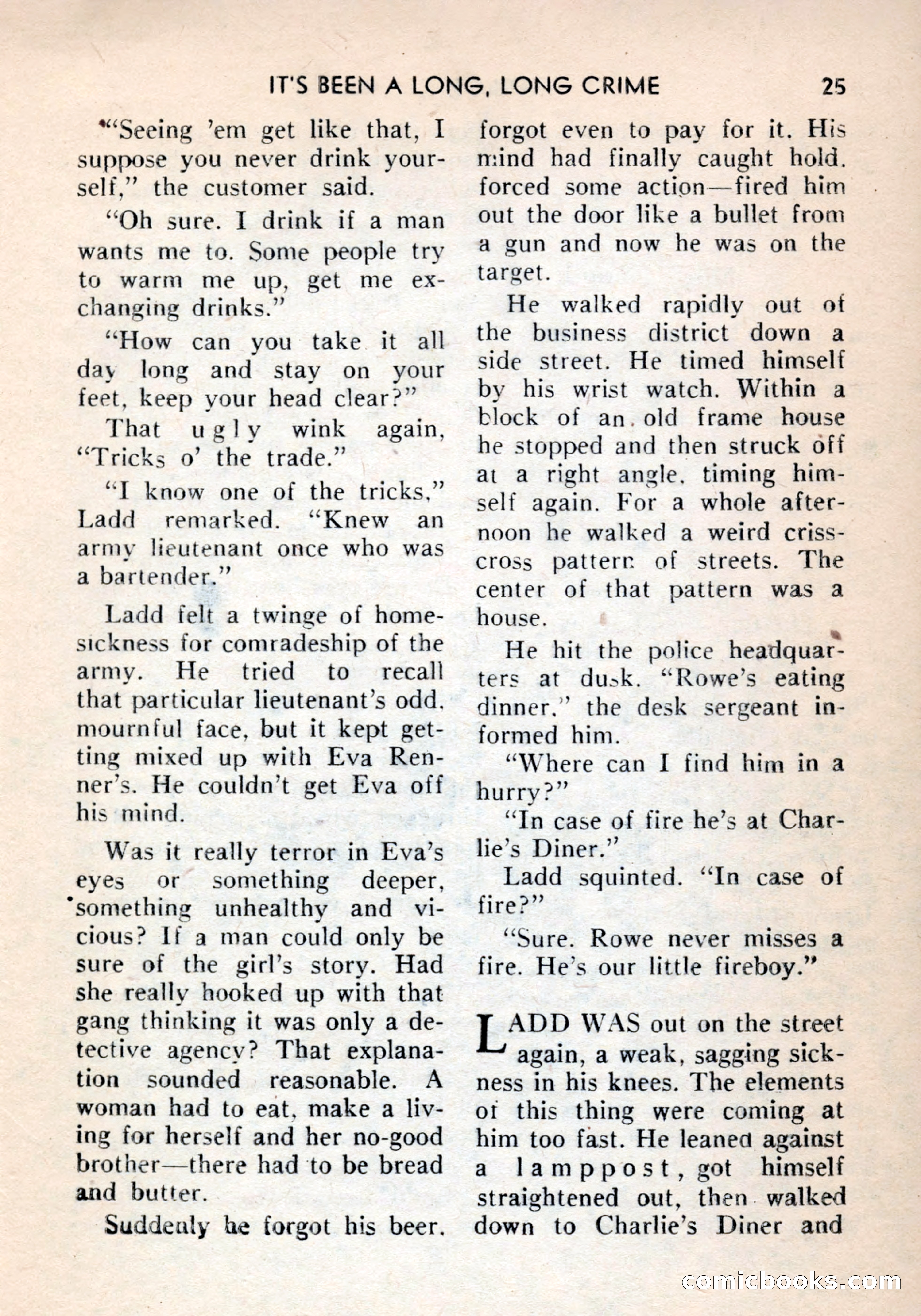 Terror Detective Story Magazine, October 1956 — page 27 of 132