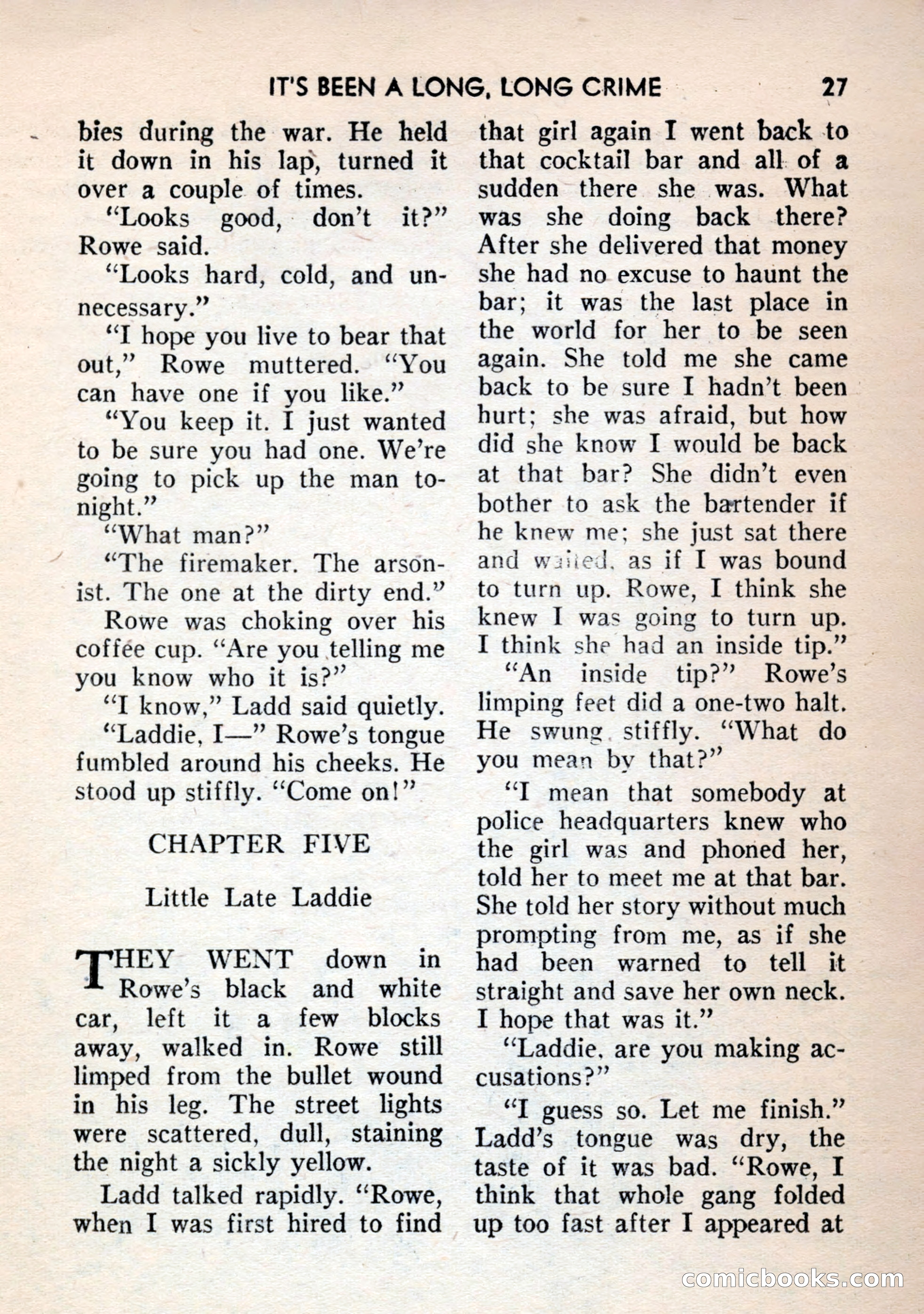 Terror Detective Story Magazine, October 1956 — page 29 of 132