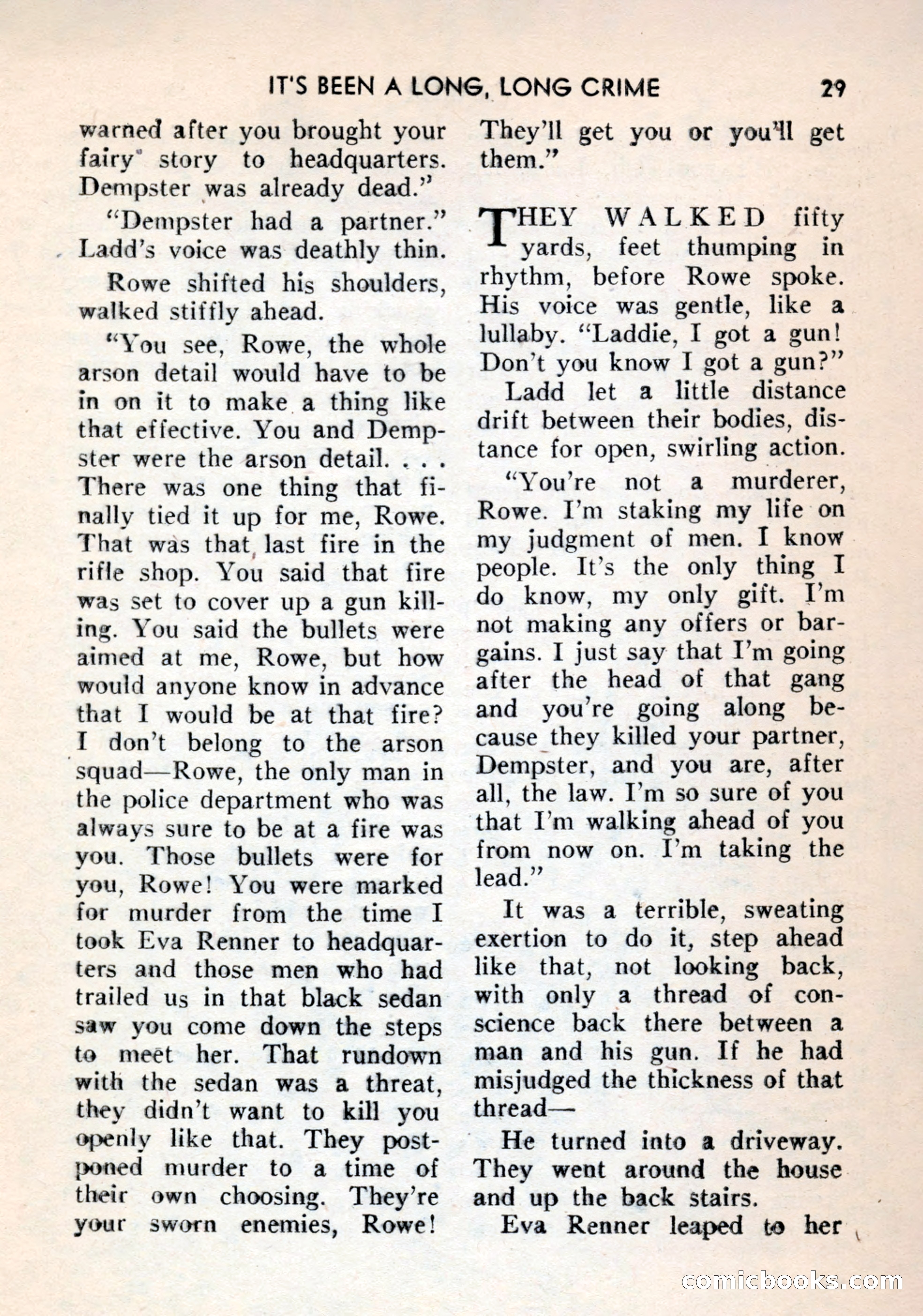 Terror Detective Story Magazine, October 1956 — page 31 of 132
