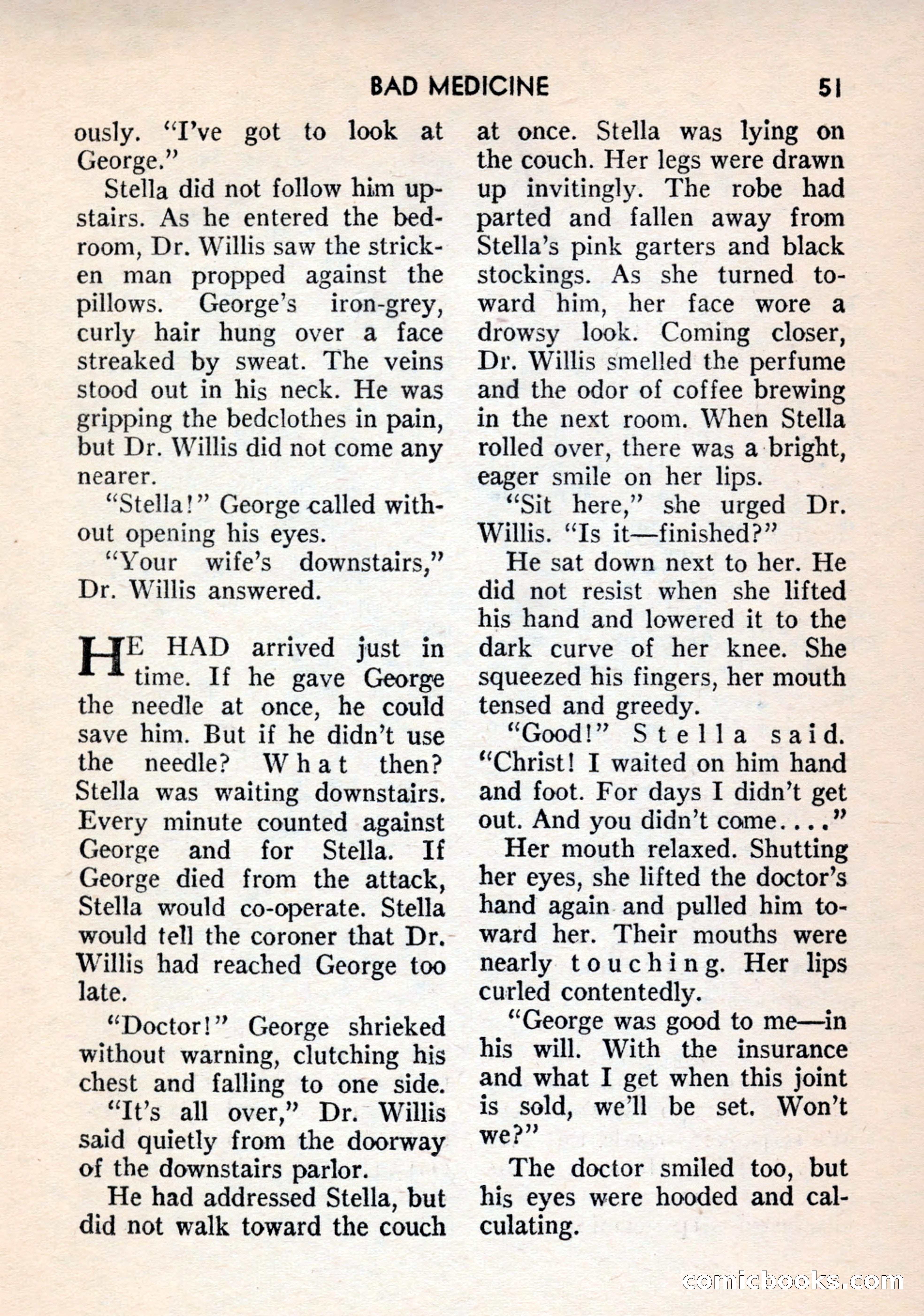 Terror Detective Story Magazine, October 1956 — page 53 of 132