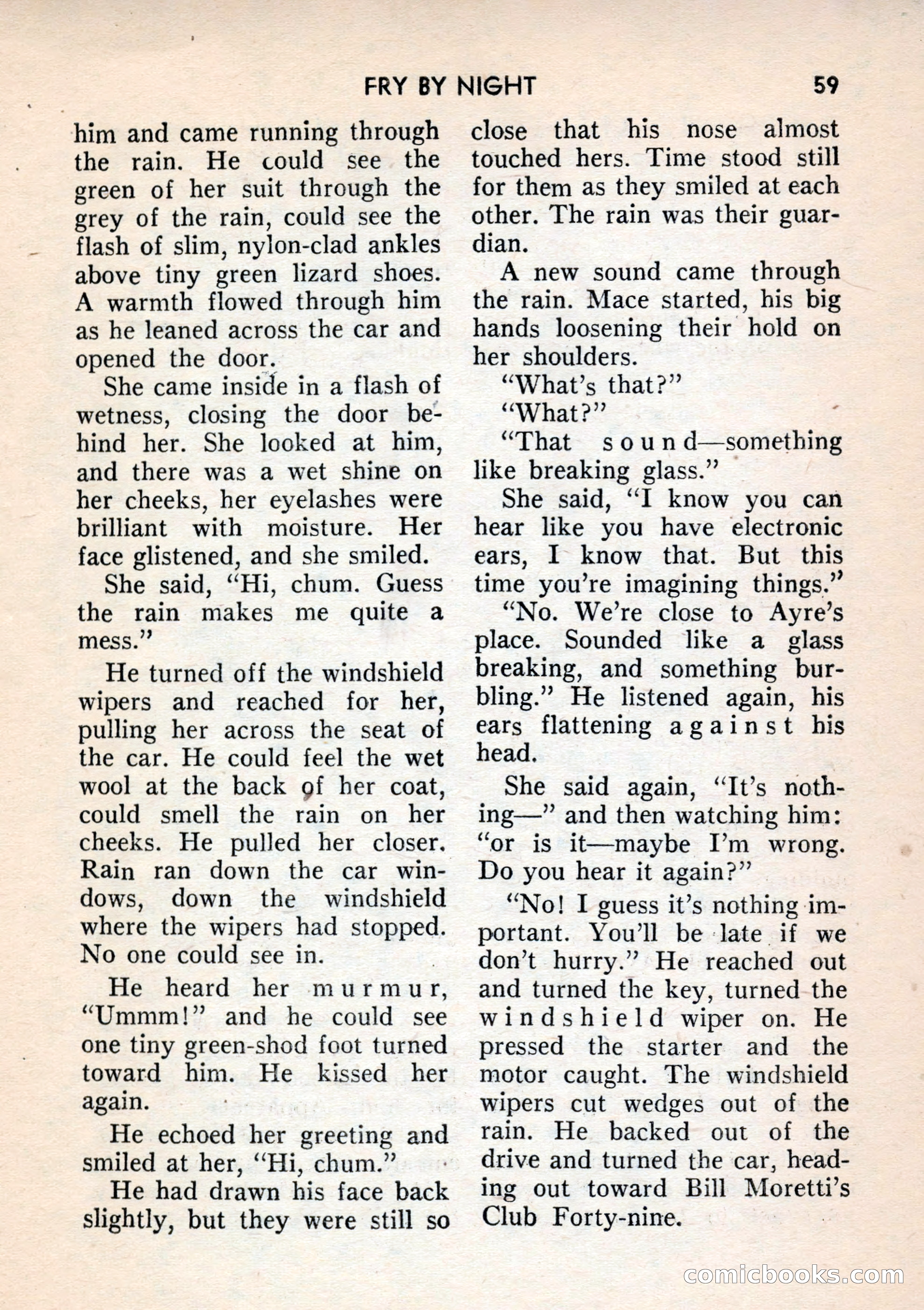 Terror Detective Story Magazine, October 1956 — page 61 of 132