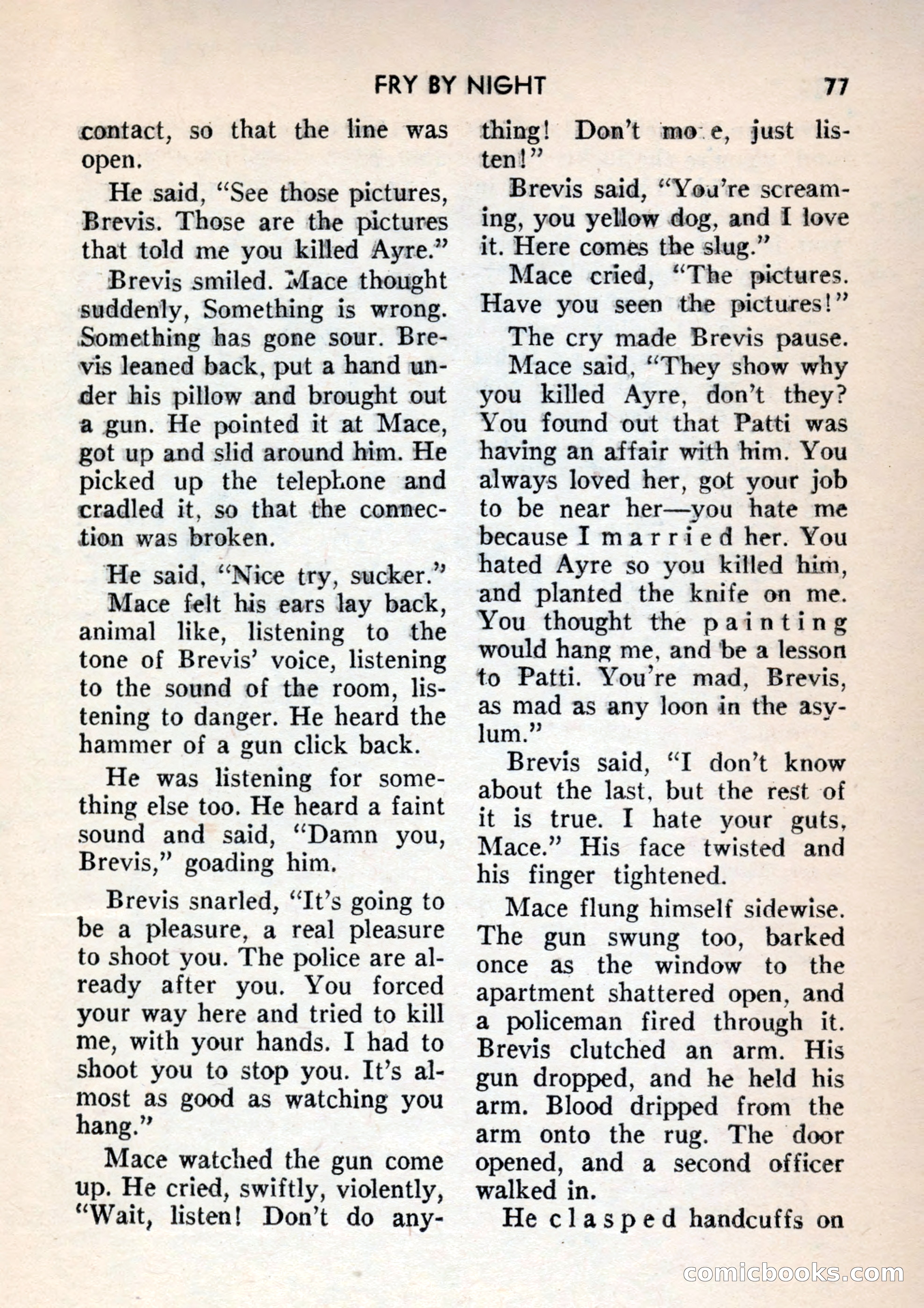 Terror Detective Story Magazine, October 1956 — page 79 of 132