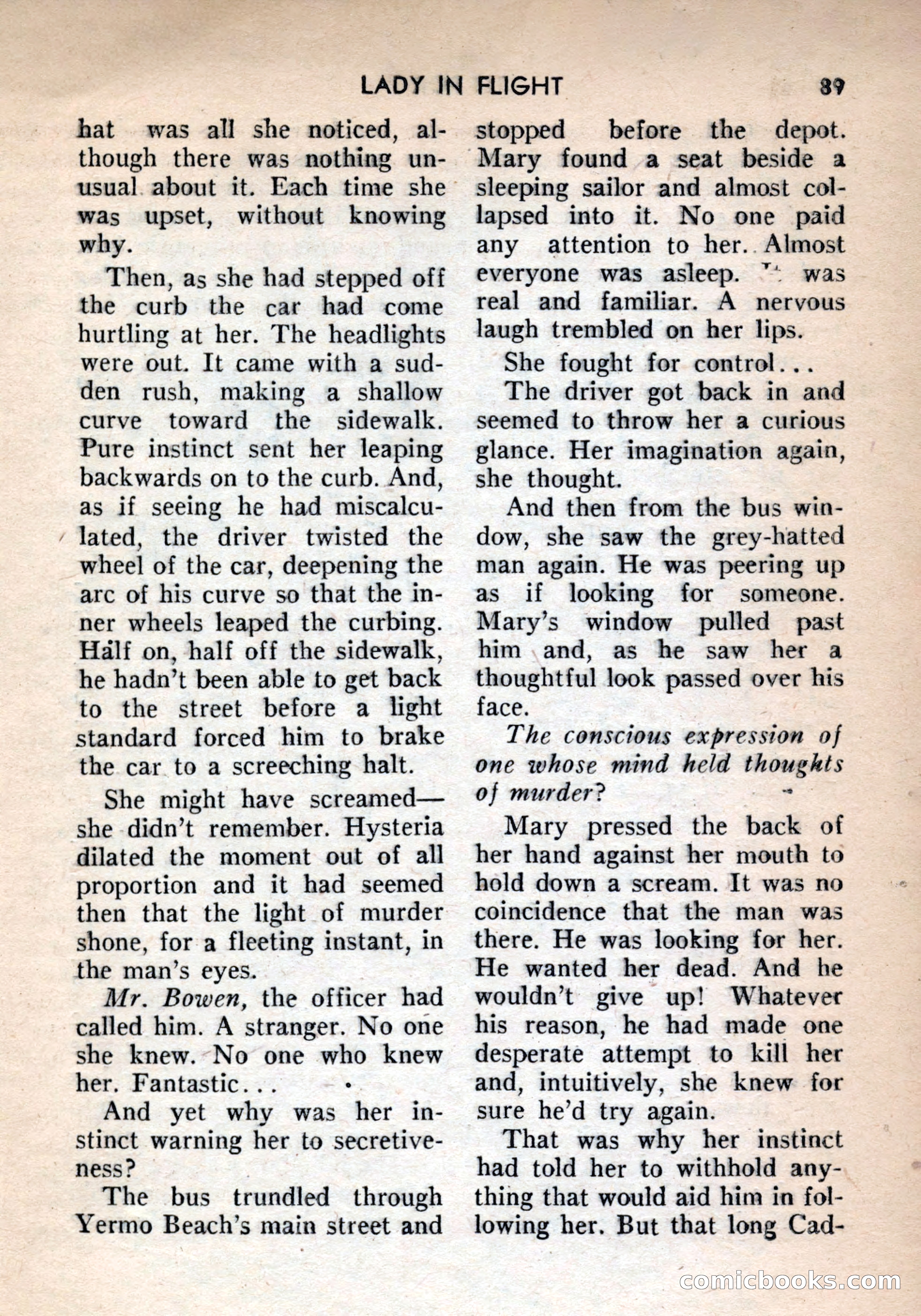 Terror Detective Story Magazine, October 1956 — page 91 of 132