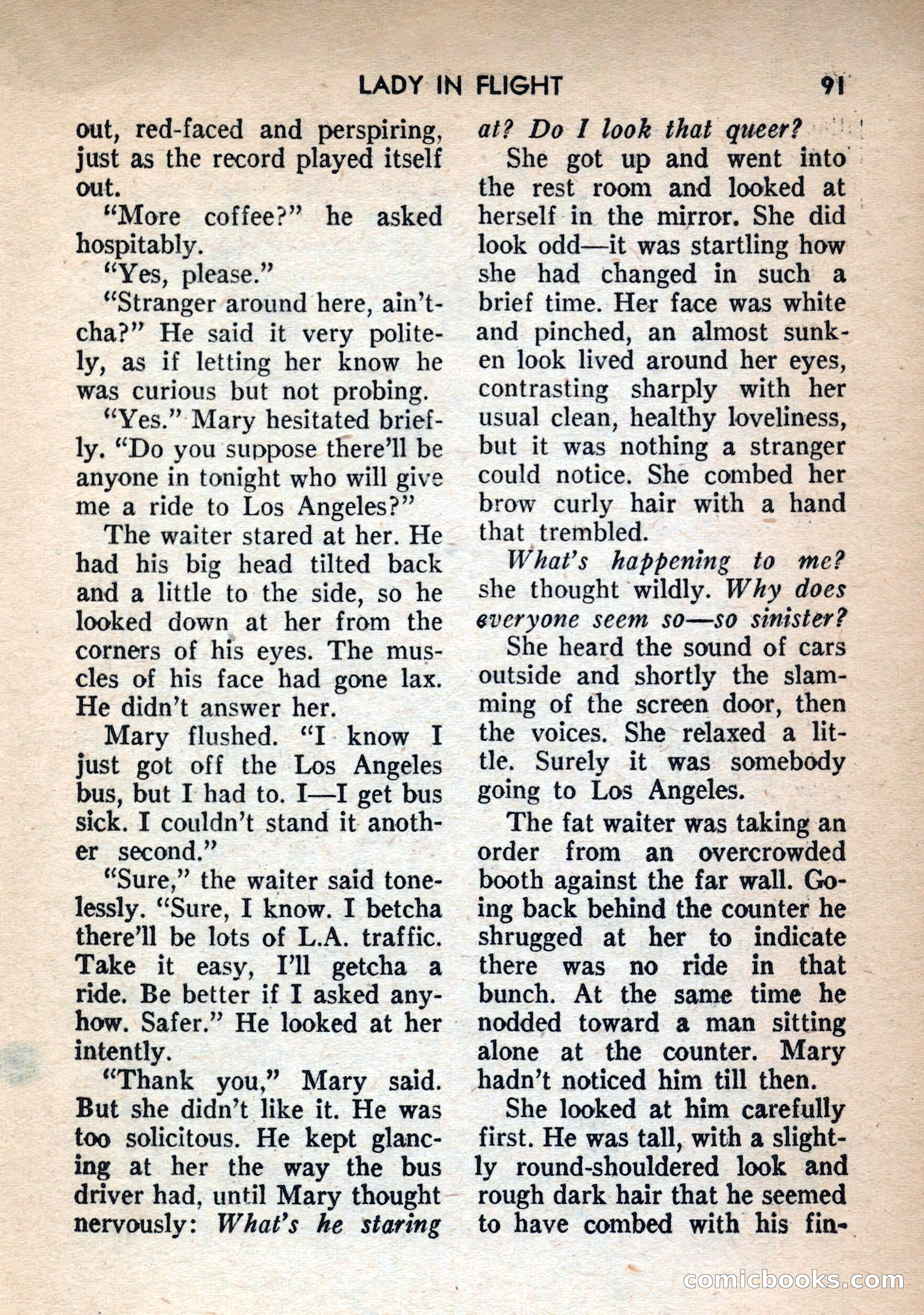Terror Detective Story Magazine, October 1956 — page 93 of 132