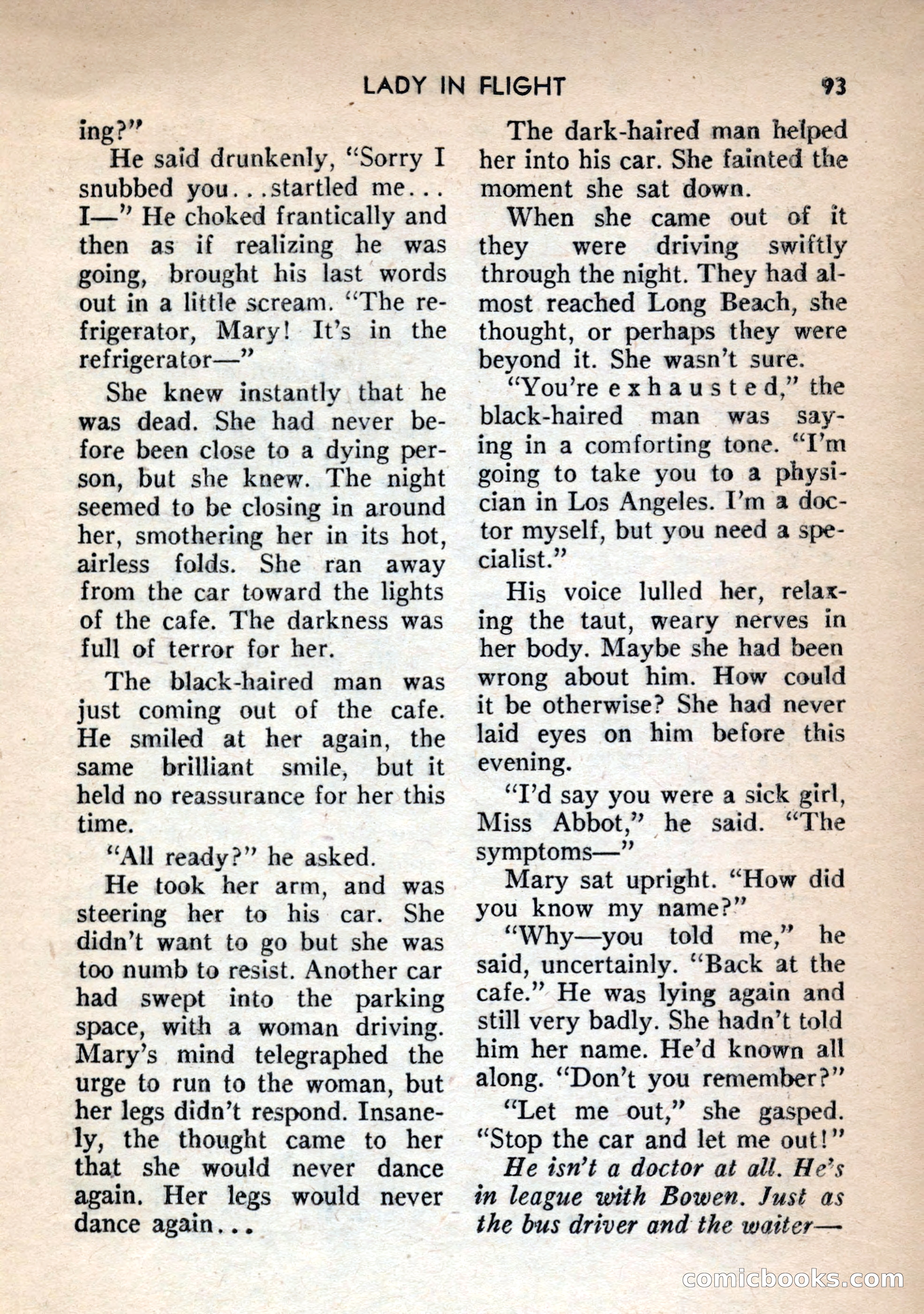 Terror Detective Story Magazine, October 1956 — page 95 of 132