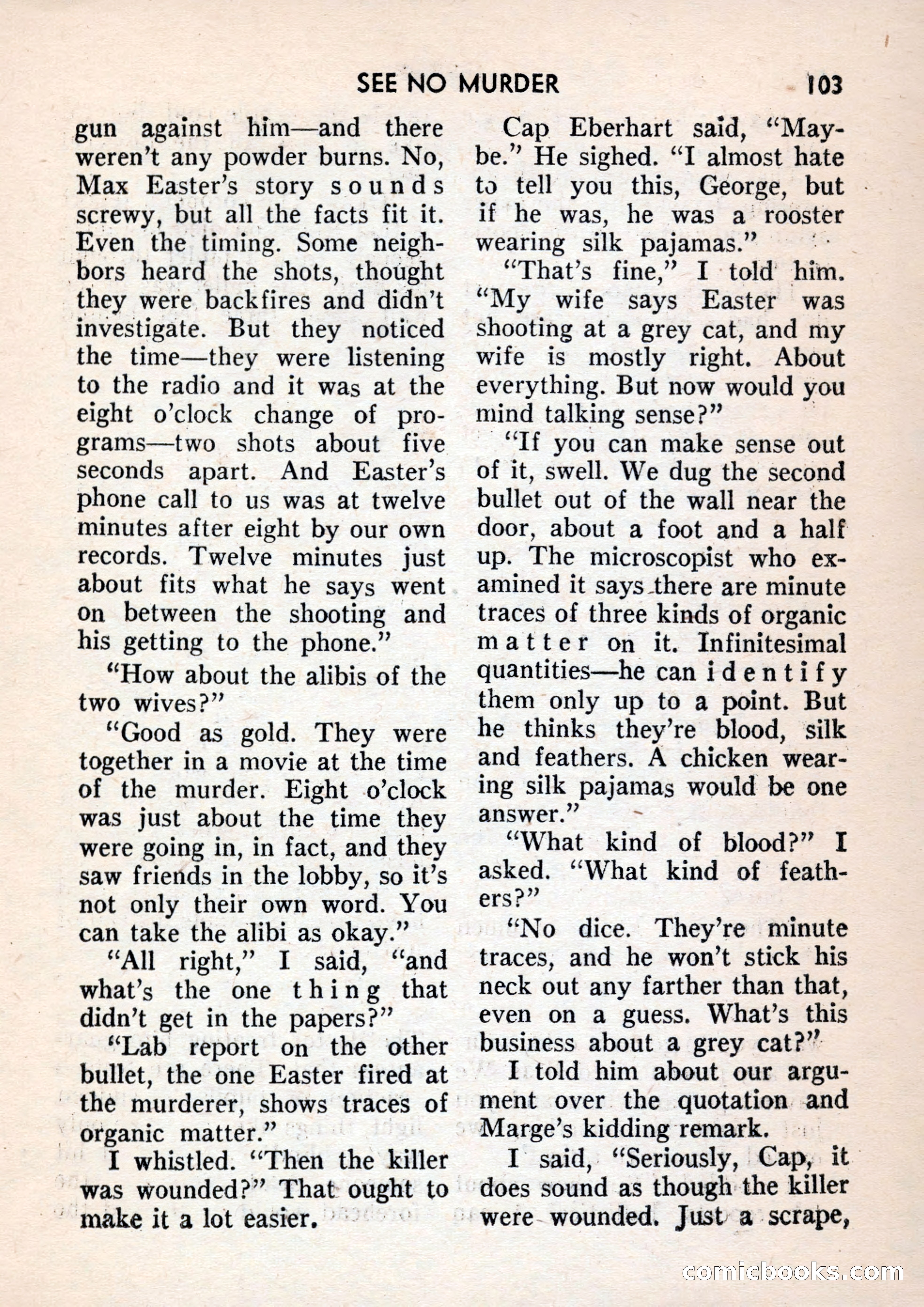 Terror Detective Story Magazine, October 1956 — page 105 of 132