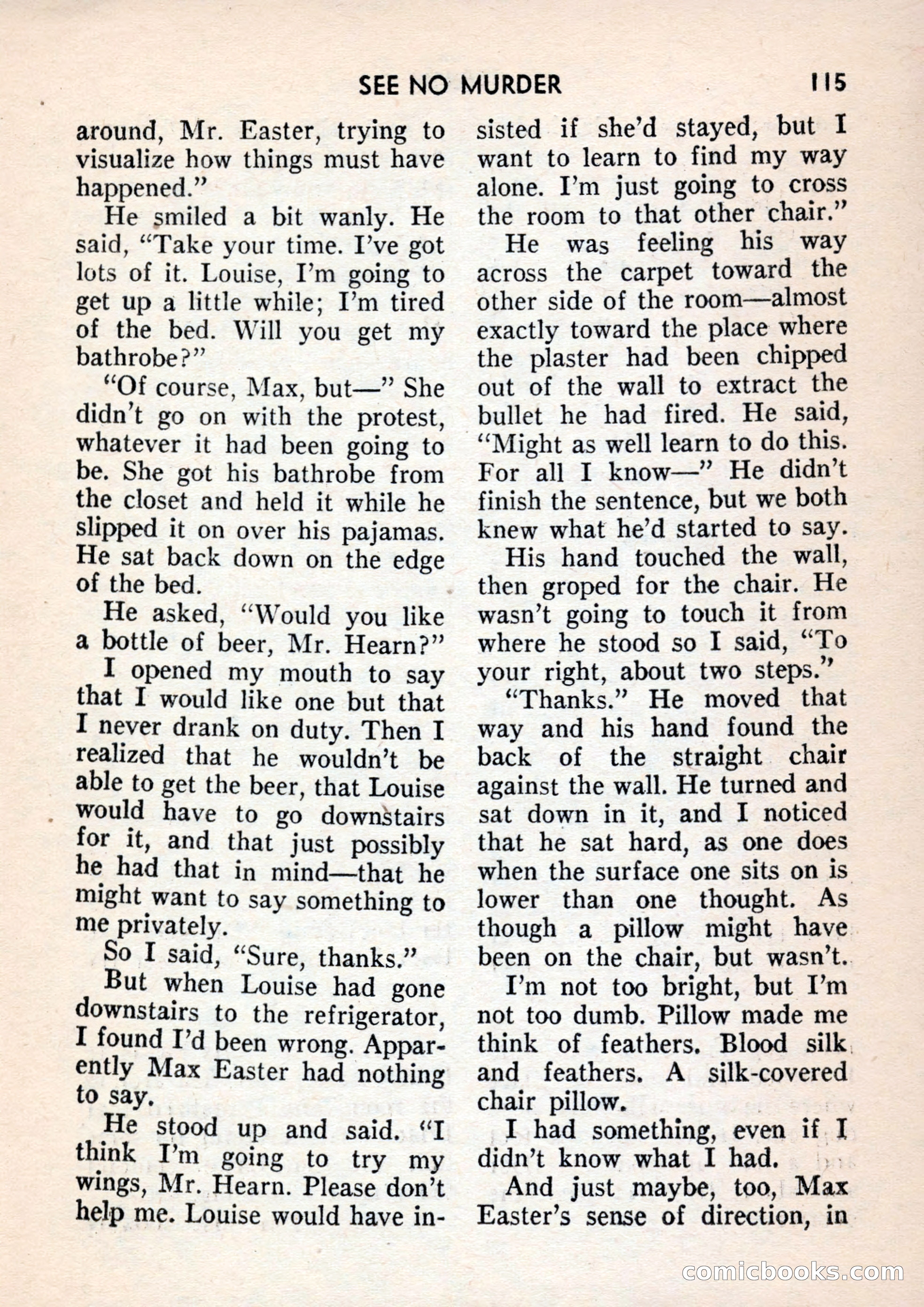 Terror Detective Story Magazine, October 1956 — page 117 of 132