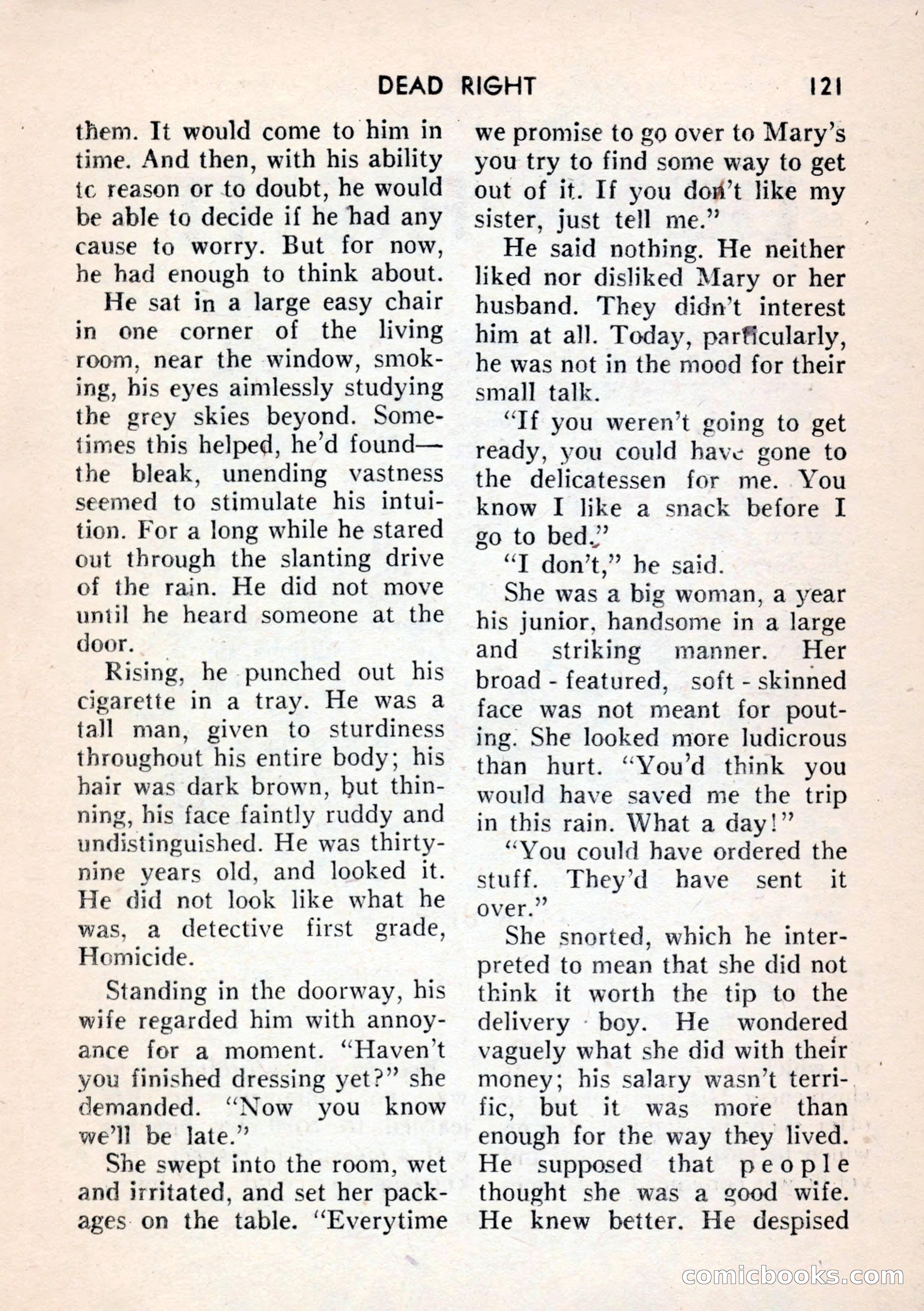 Terror Detective Story Magazine, October 1956 — page 123 of 132