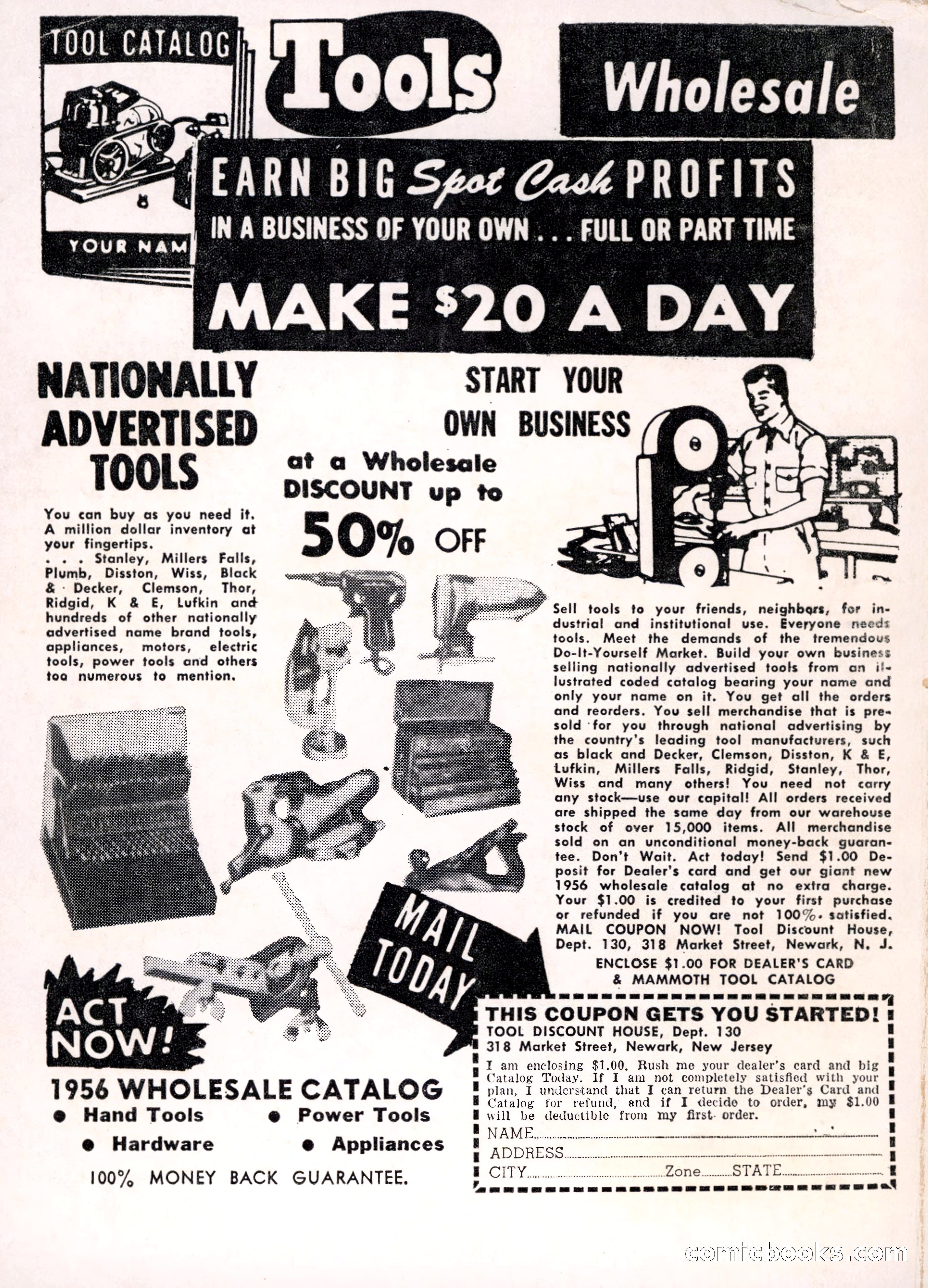 Terror Detective Story Magazine, October 1956 — page 132 of 132