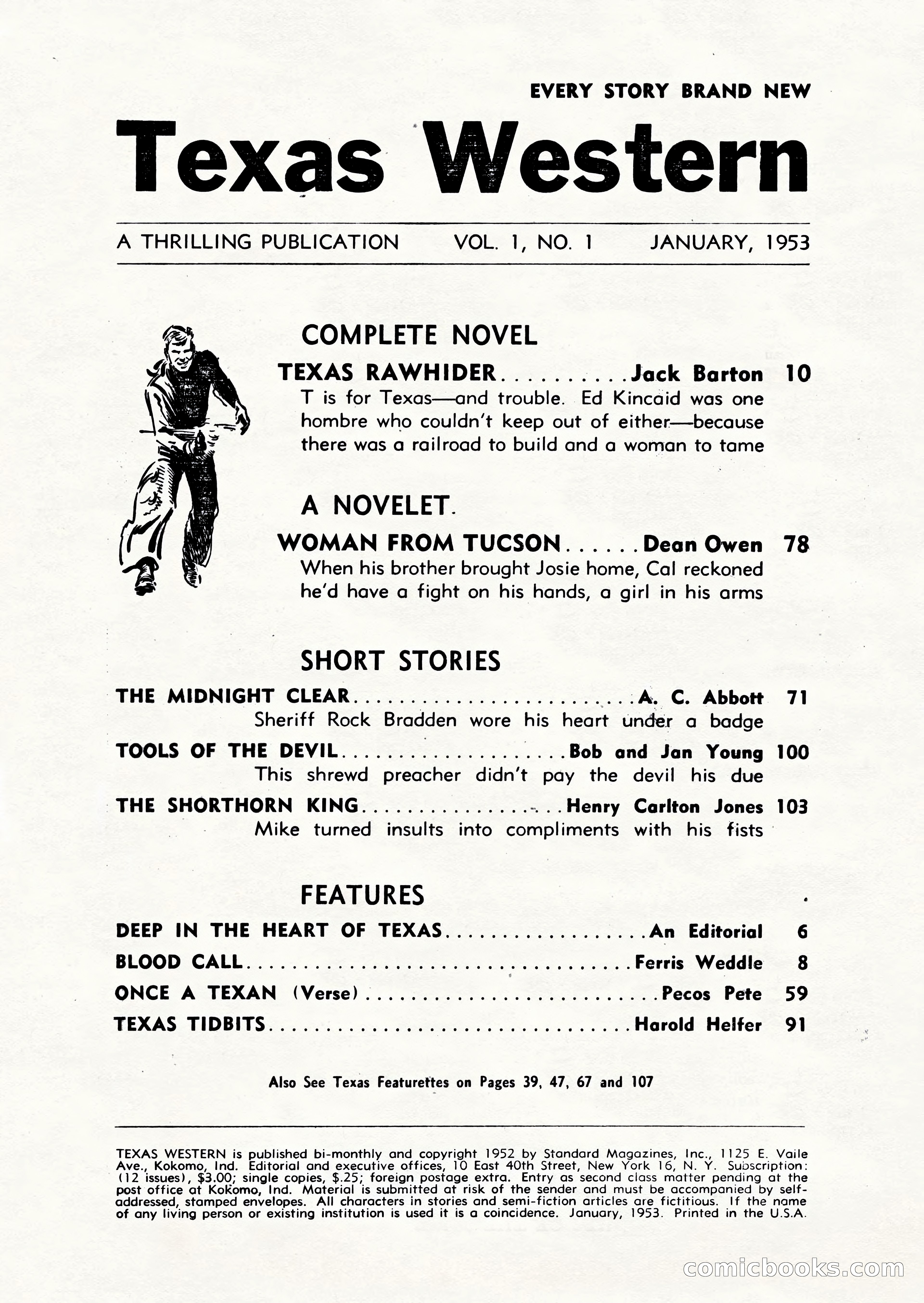 Texas Western, Vol. 1, No. 1 — page 4 of 114
