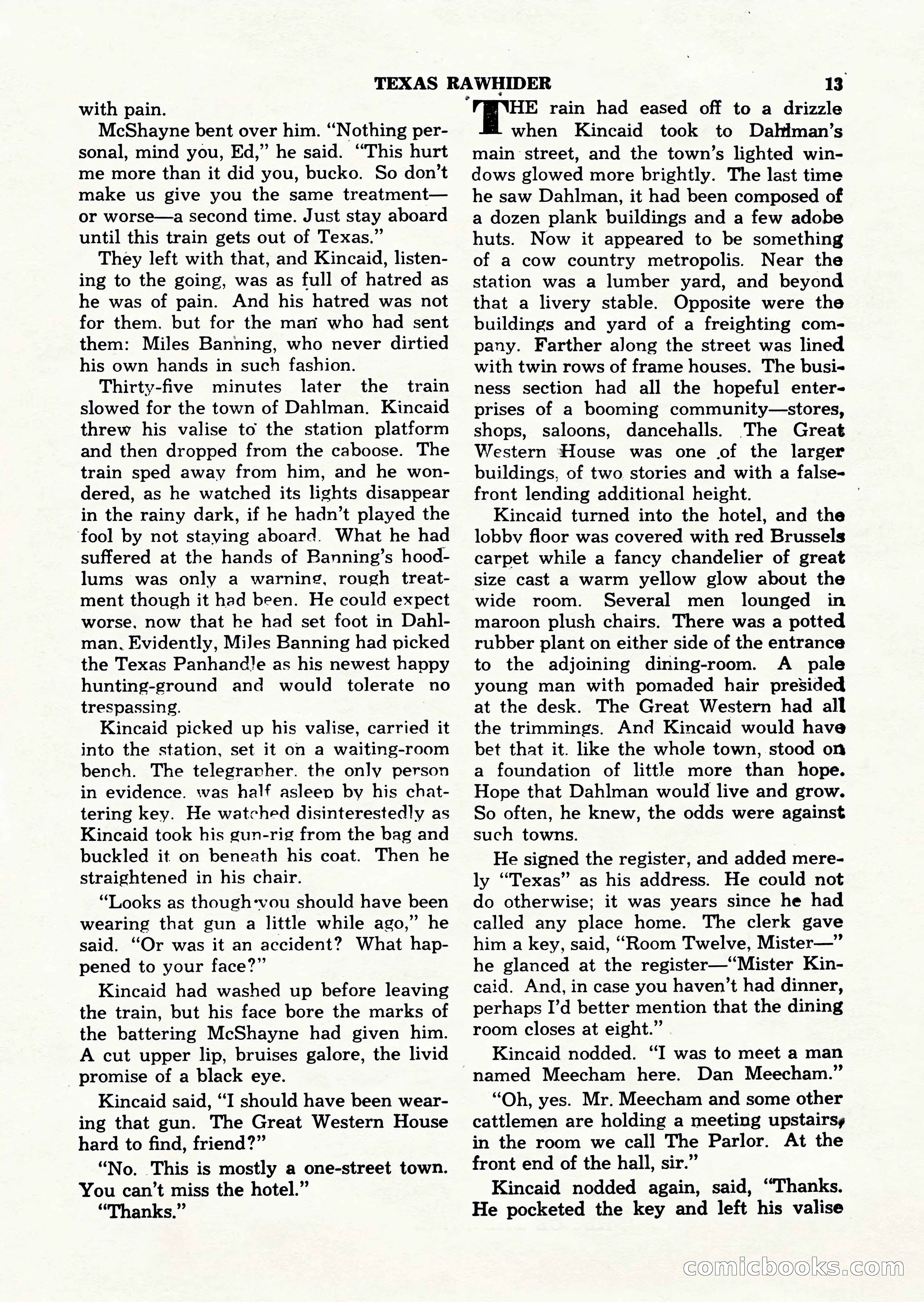 Texas Western, Vol. 1, No. 1 — page 13 of 114