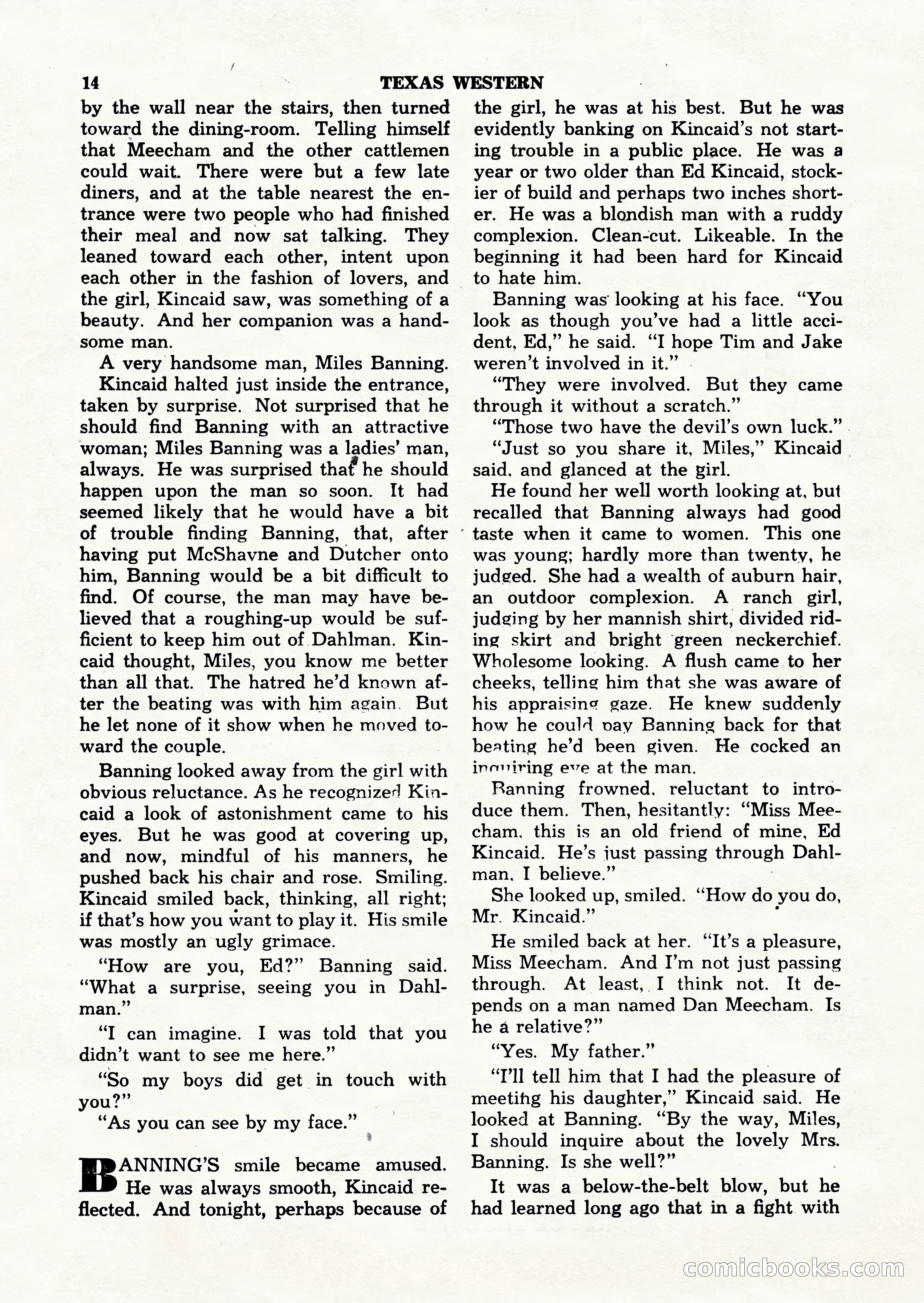 Texas Western, Vol. 1, No. 1 — page 14 of 114