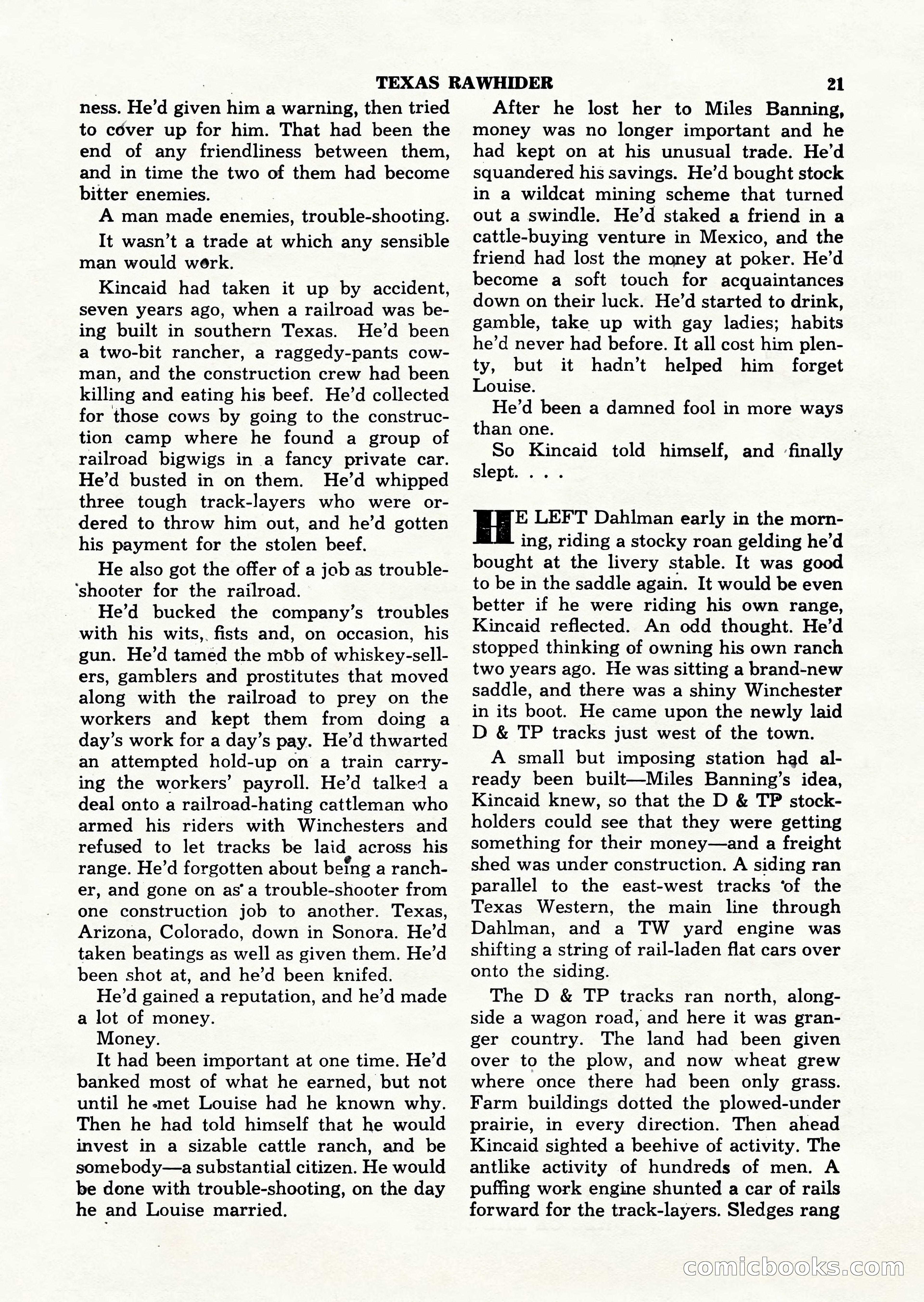 Texas Western, Vol. 1, No. 1 — page 21 of 114
