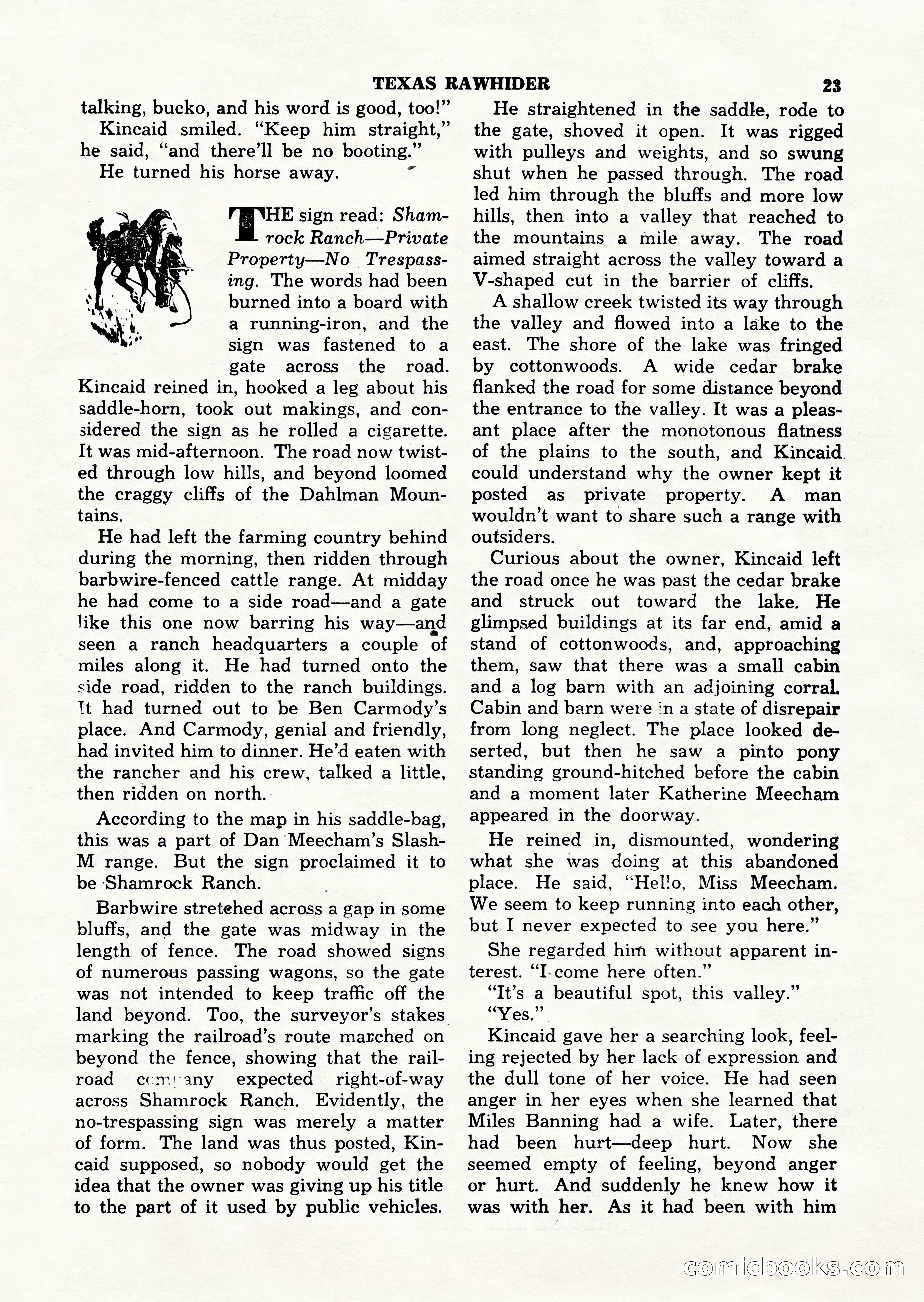 Texas Western, Vol. 1, No. 1 — page 23 of 114