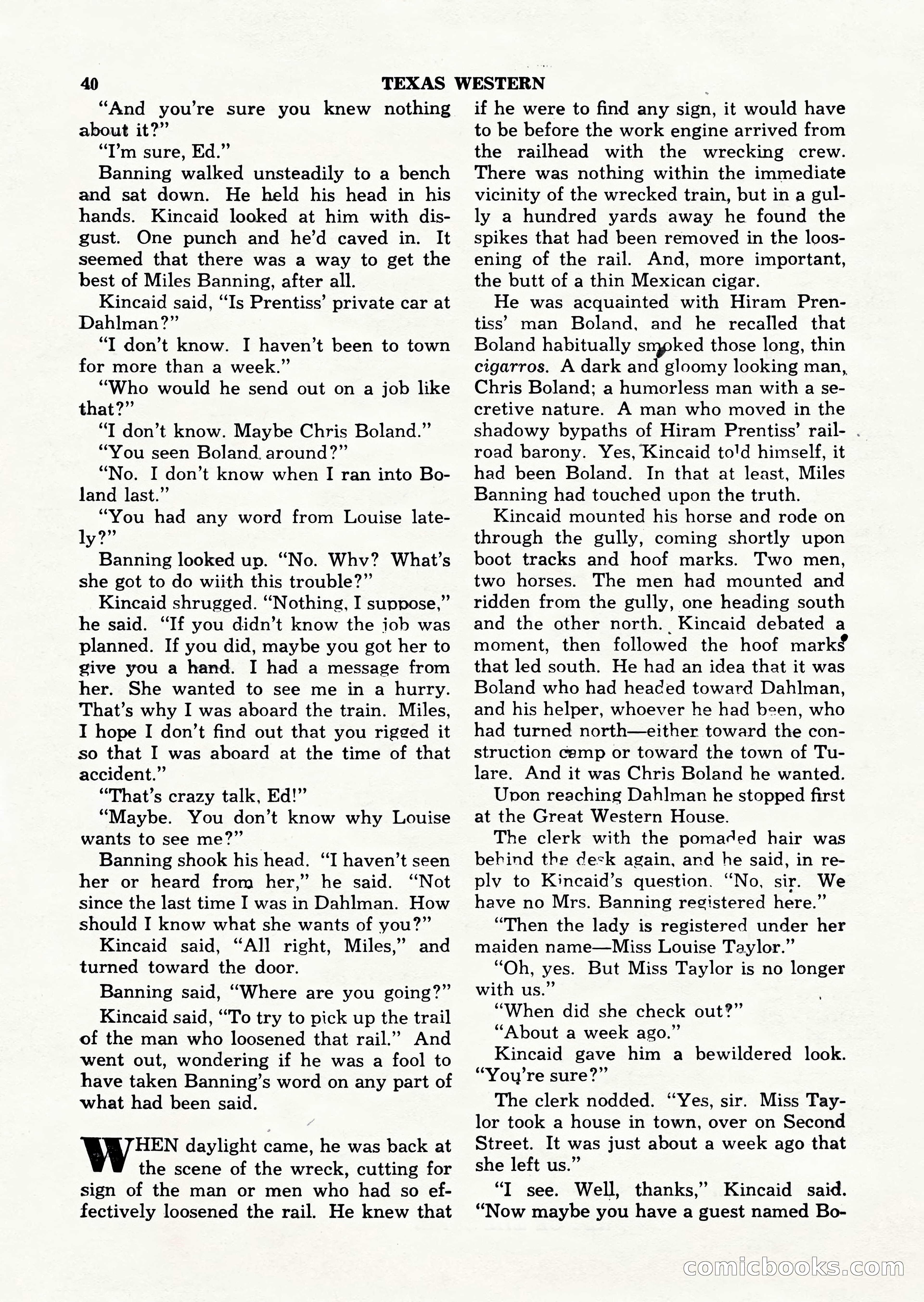 Texas Western, Vol. 1, No. 1 — page 40 of 114