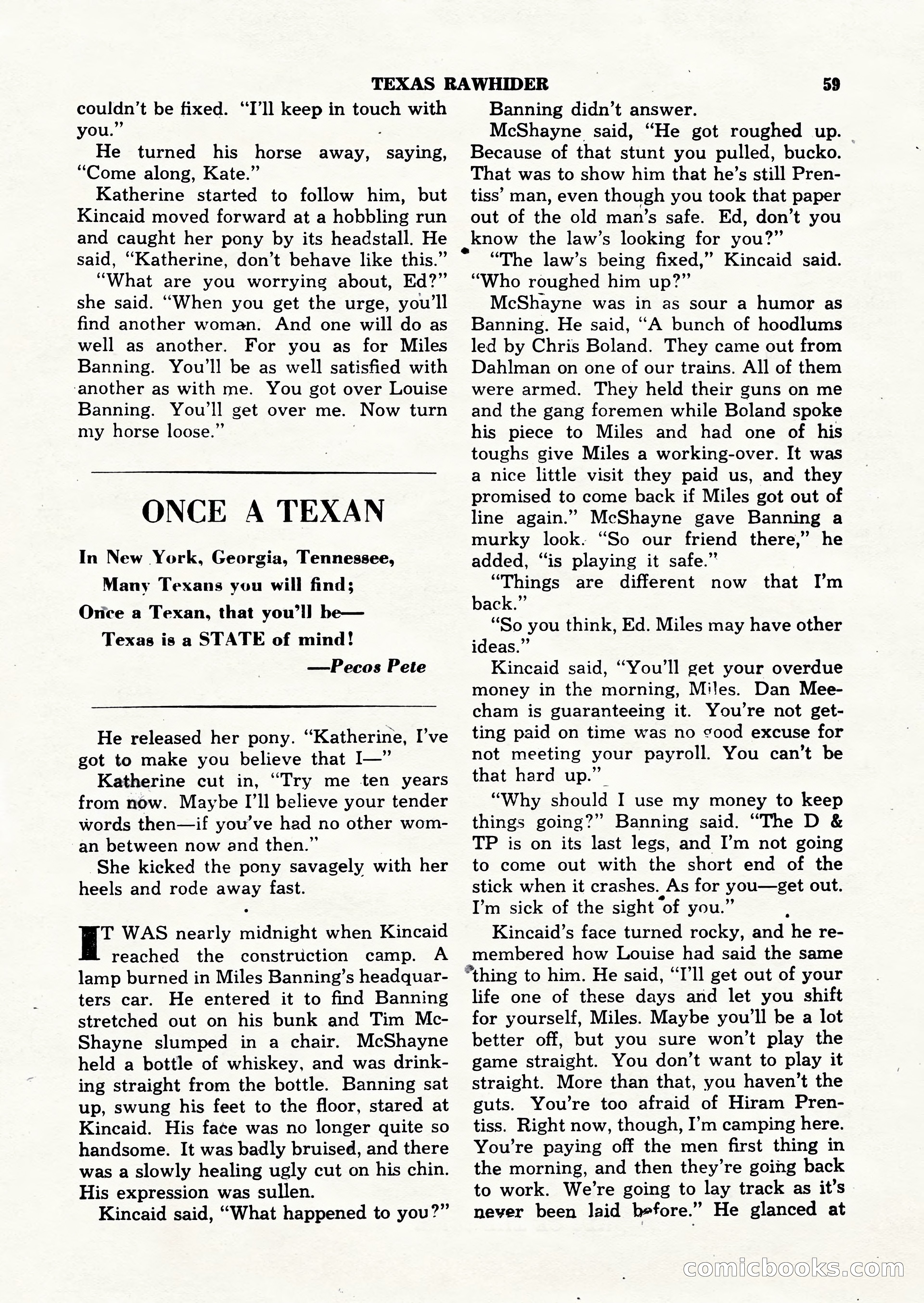 Texas Western, Vol. 1, No. 1 — page 59 of 114