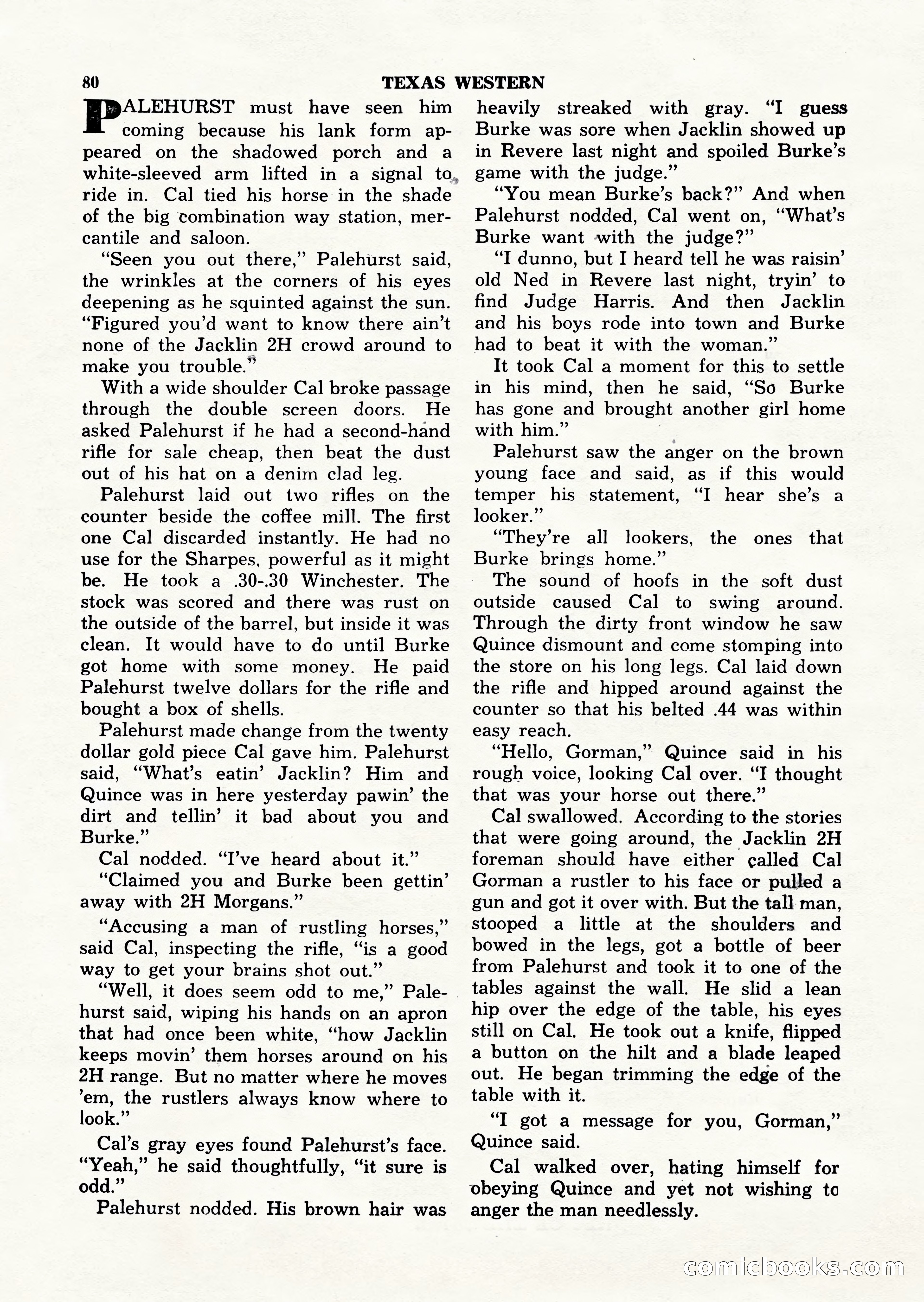 Texas Western, Vol. 1, No. 1 — page 80 of 114