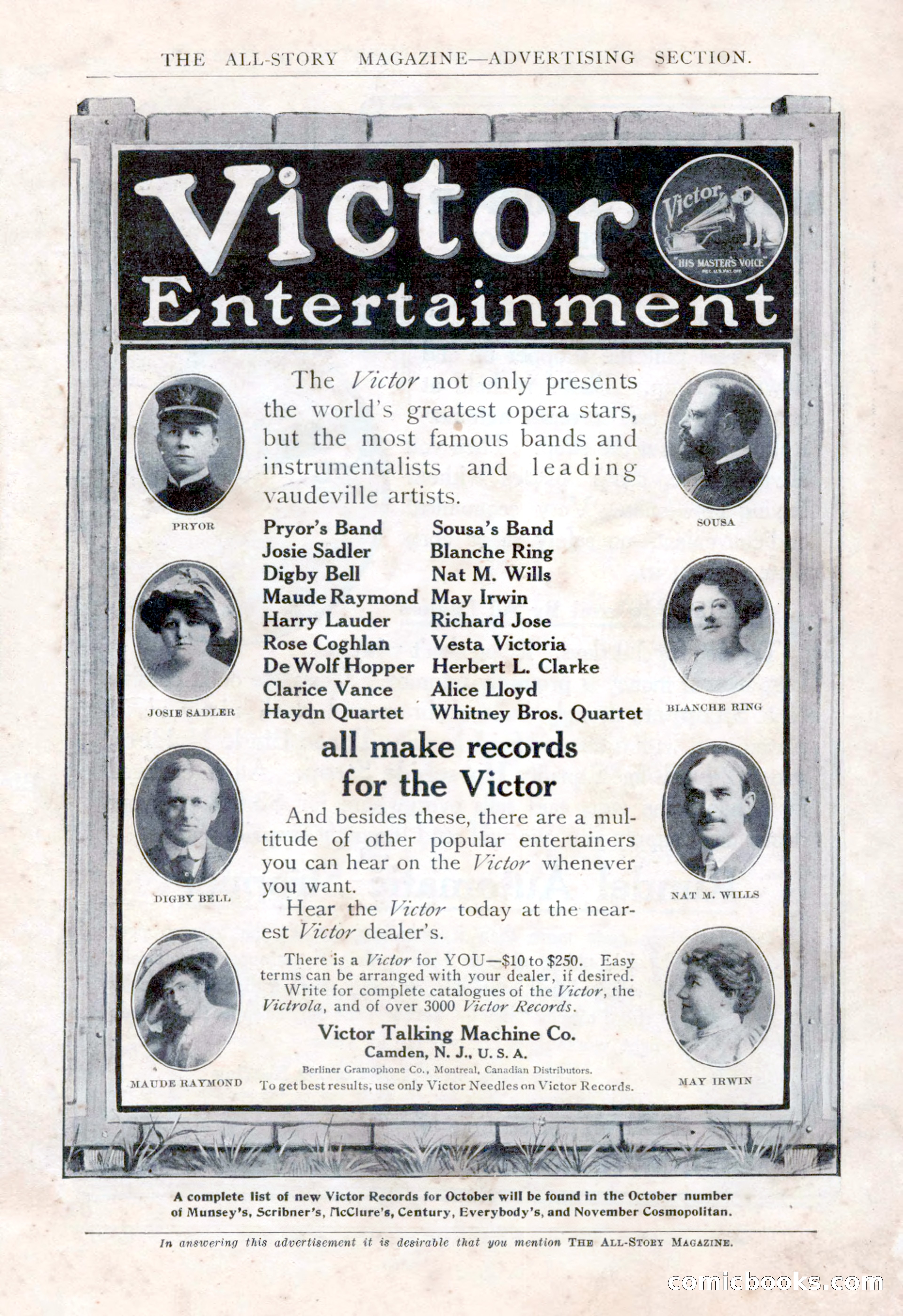 The All-Story Magazine, Vol. 15, No. 2 — page 3 of 224