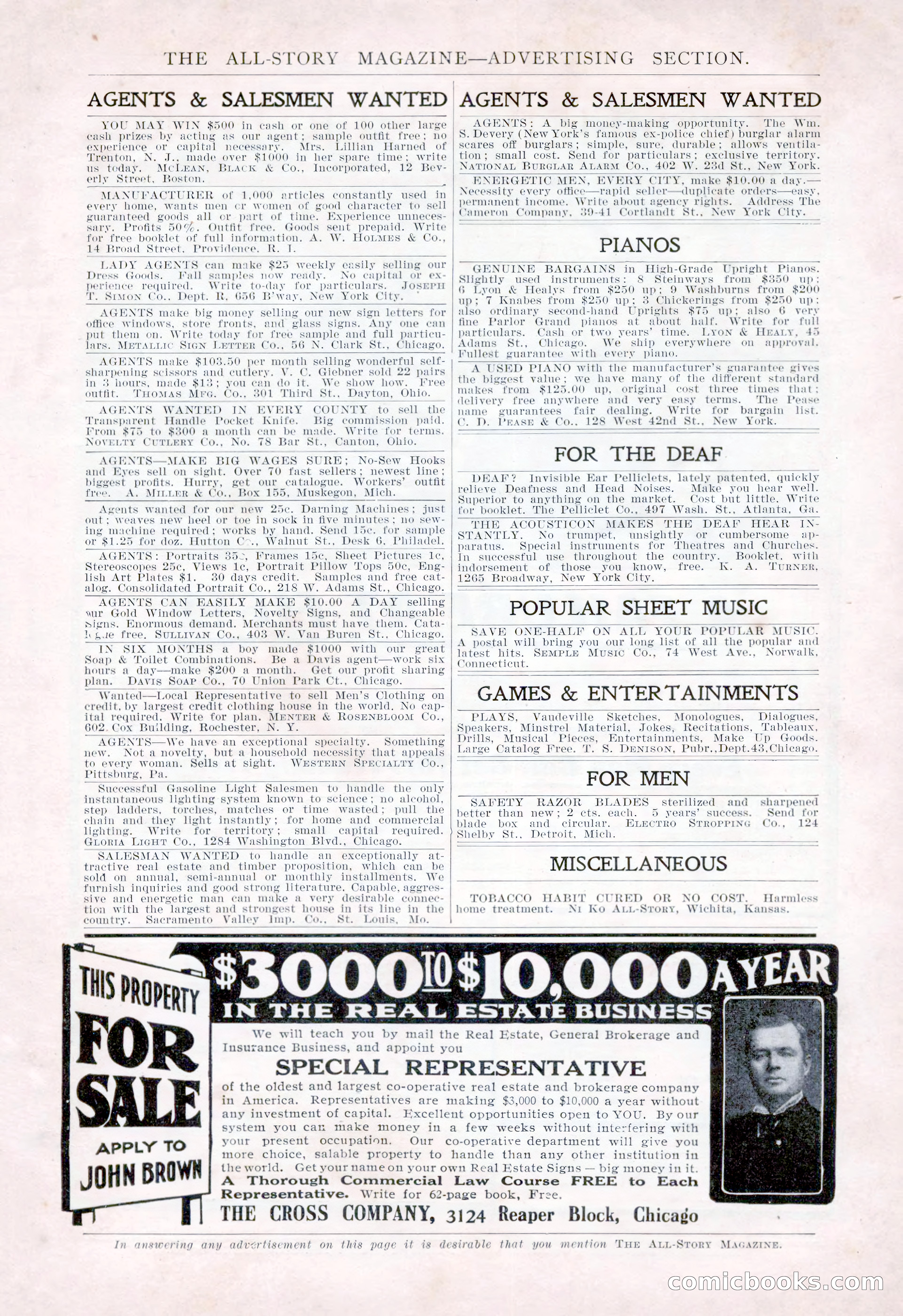 The All-Story Magazine, Vol. 15, No. 2 — page 9 of 224