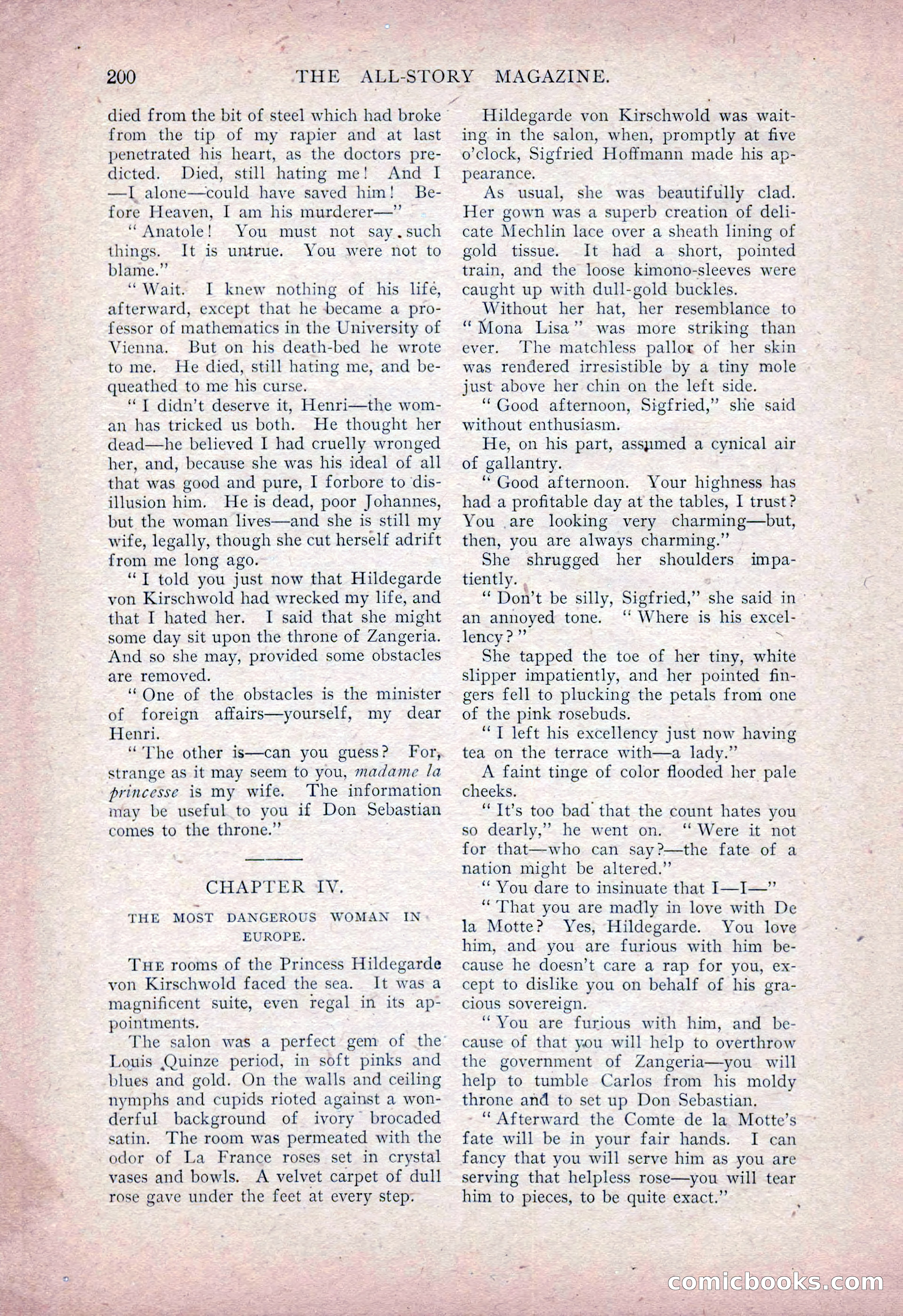 The All-Story Magazine, Vol. 15, No. 2 — page 18 of 224