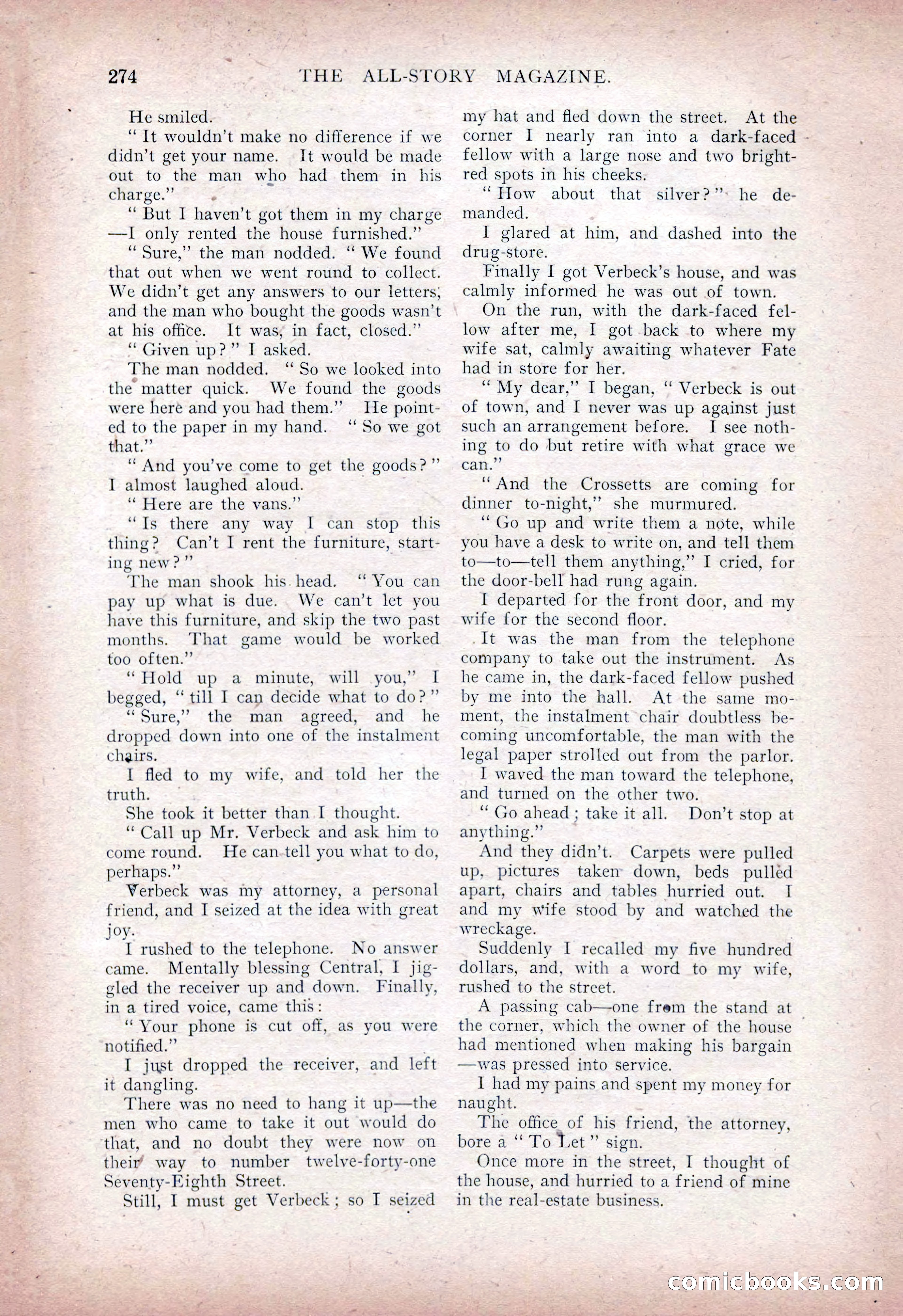 The All-Story Magazine, Vol. 15, No. 2 — page 92 of 224