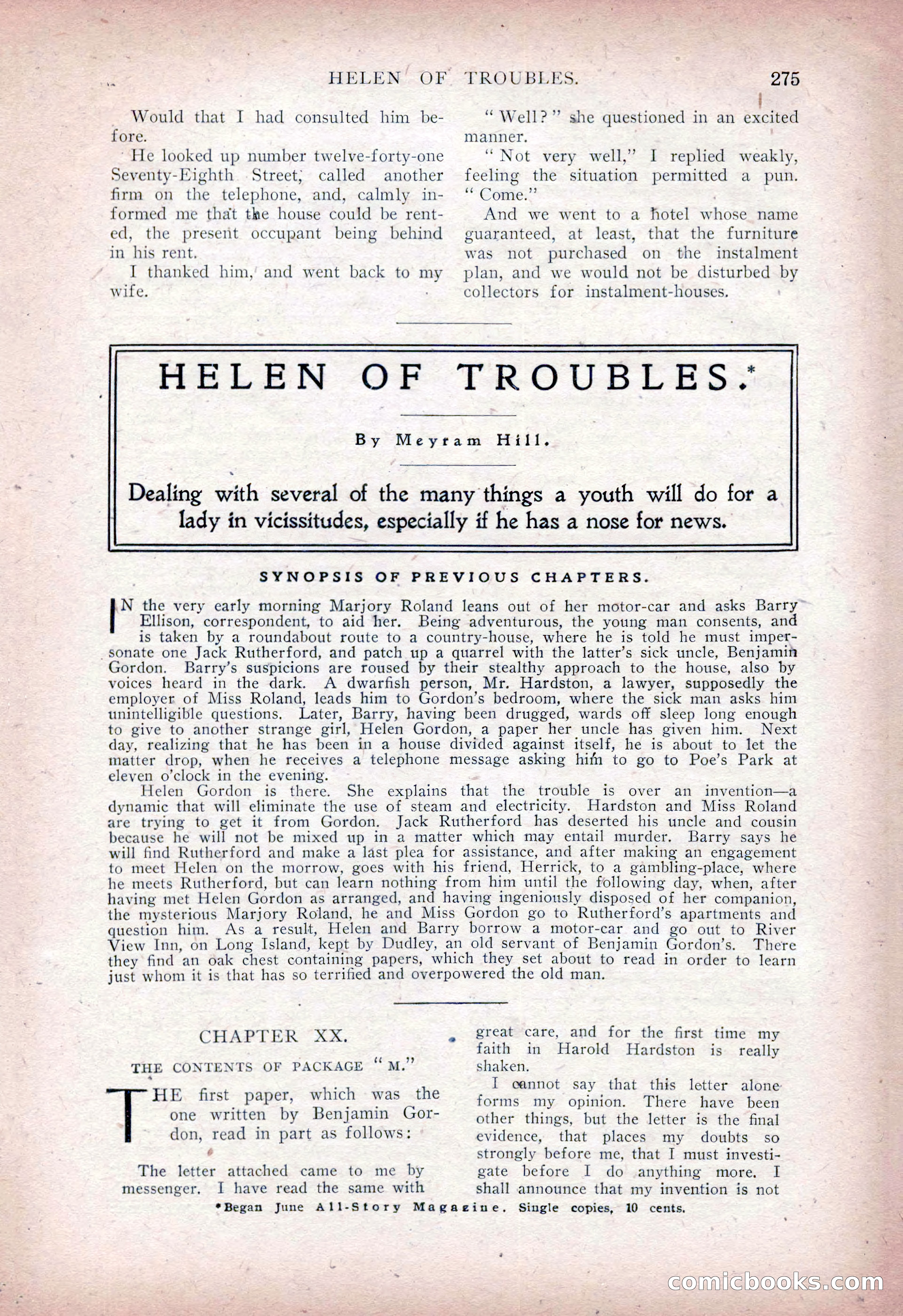 The All-Story Magazine, Vol. 15, No. 2 — page 93 of 224