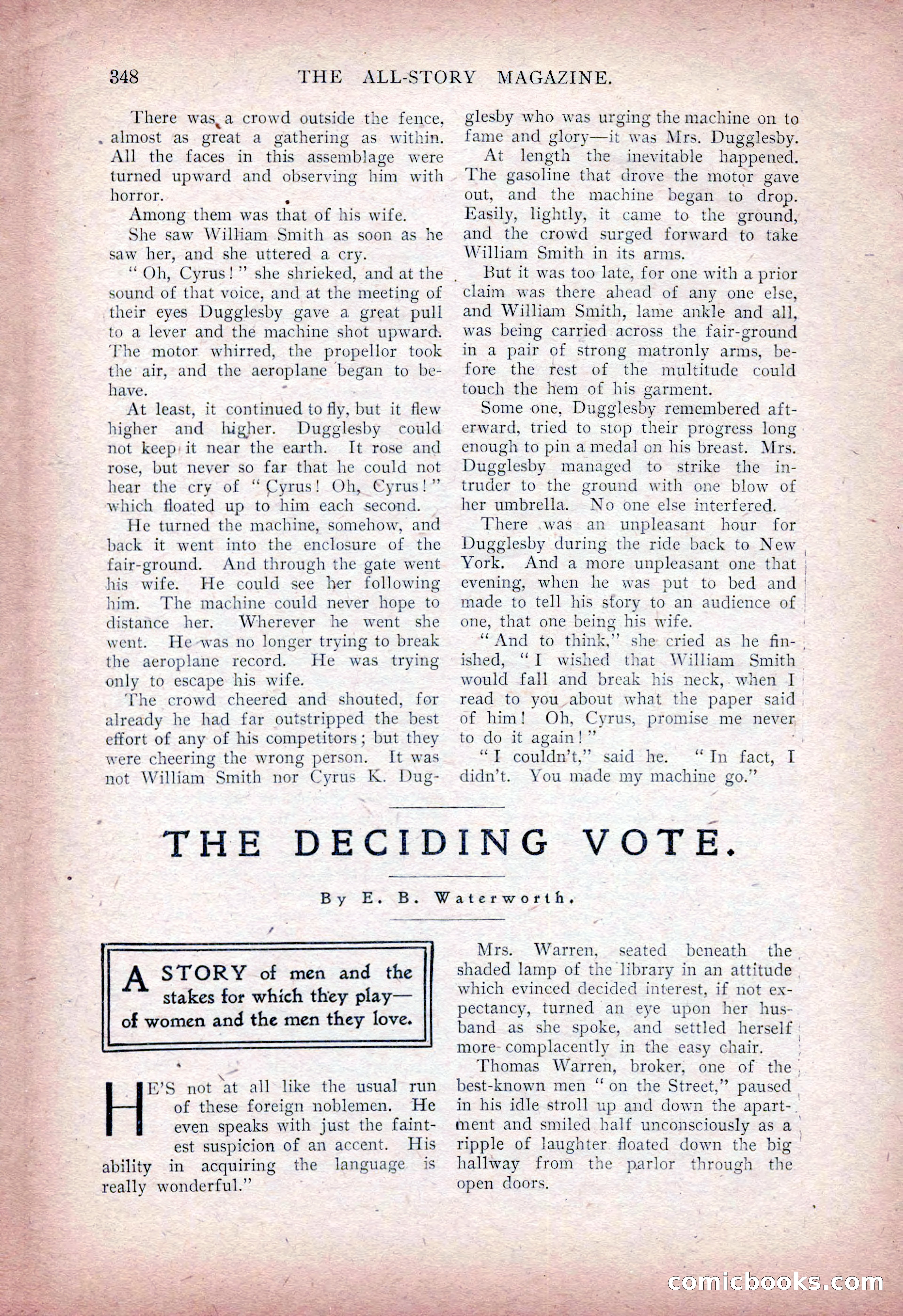 The All-Story Magazine, Vol. 15, No. 2 — page 166 of 224