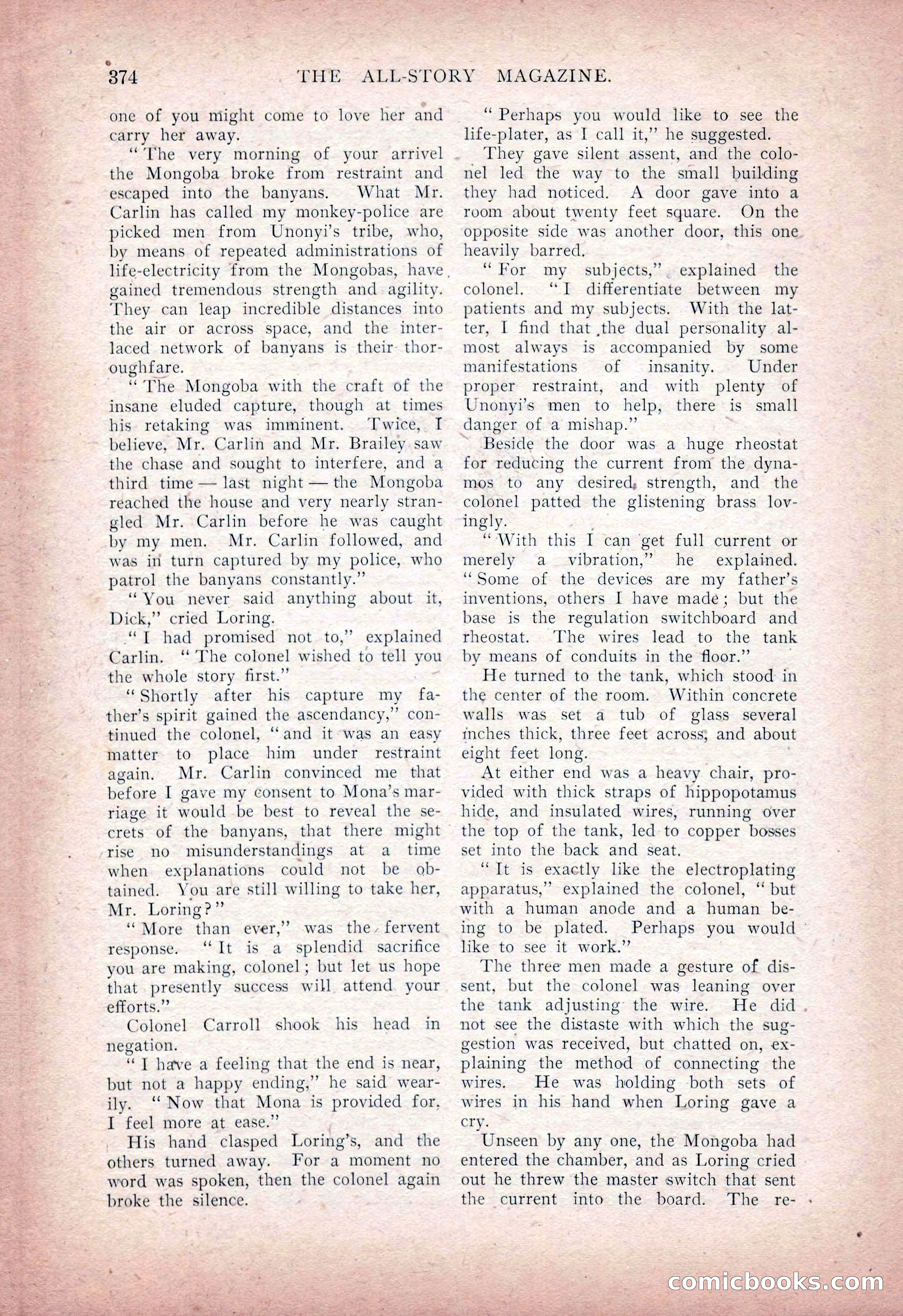 The All-Story Magazine, Vol. 15, No. 2 — page 192 of 224