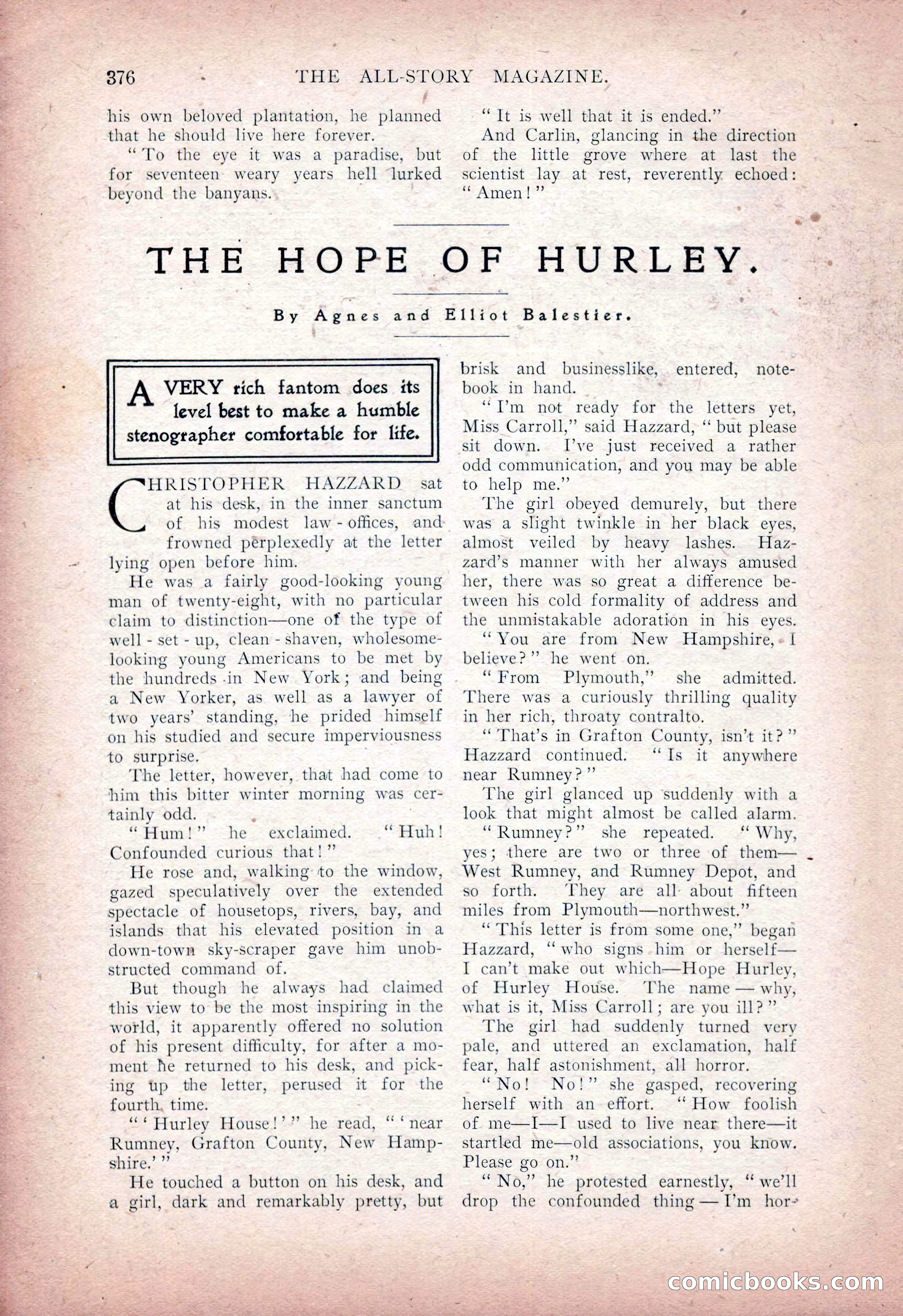 The All-Story Magazine, Vol. 15, No. 2 — page 194 of 224
