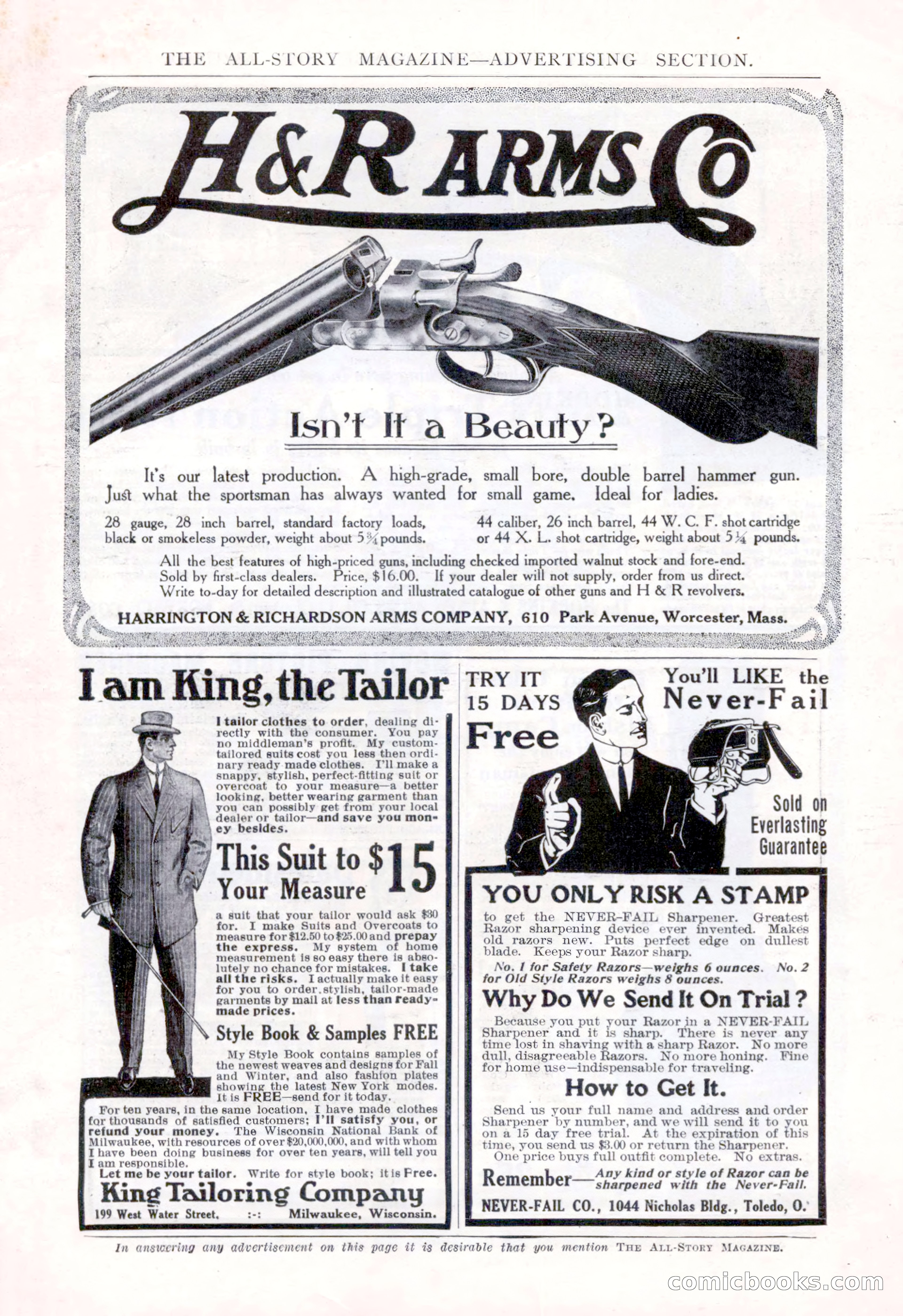 The All-Story Magazine, Vol. 15, No. 2 — page 213 of 224