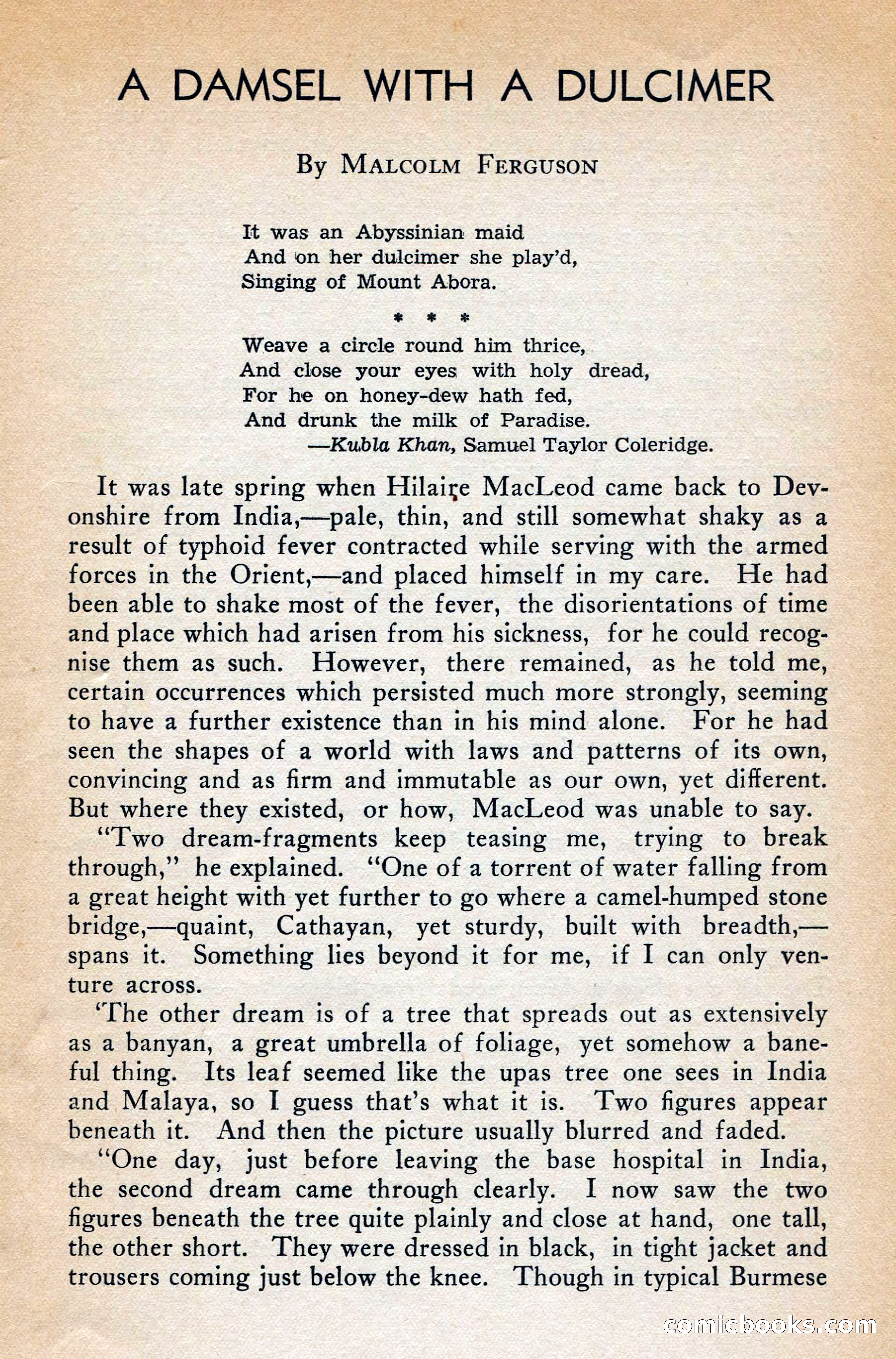 The Arkham Sampler, Spring 1948 — page 5 of 104