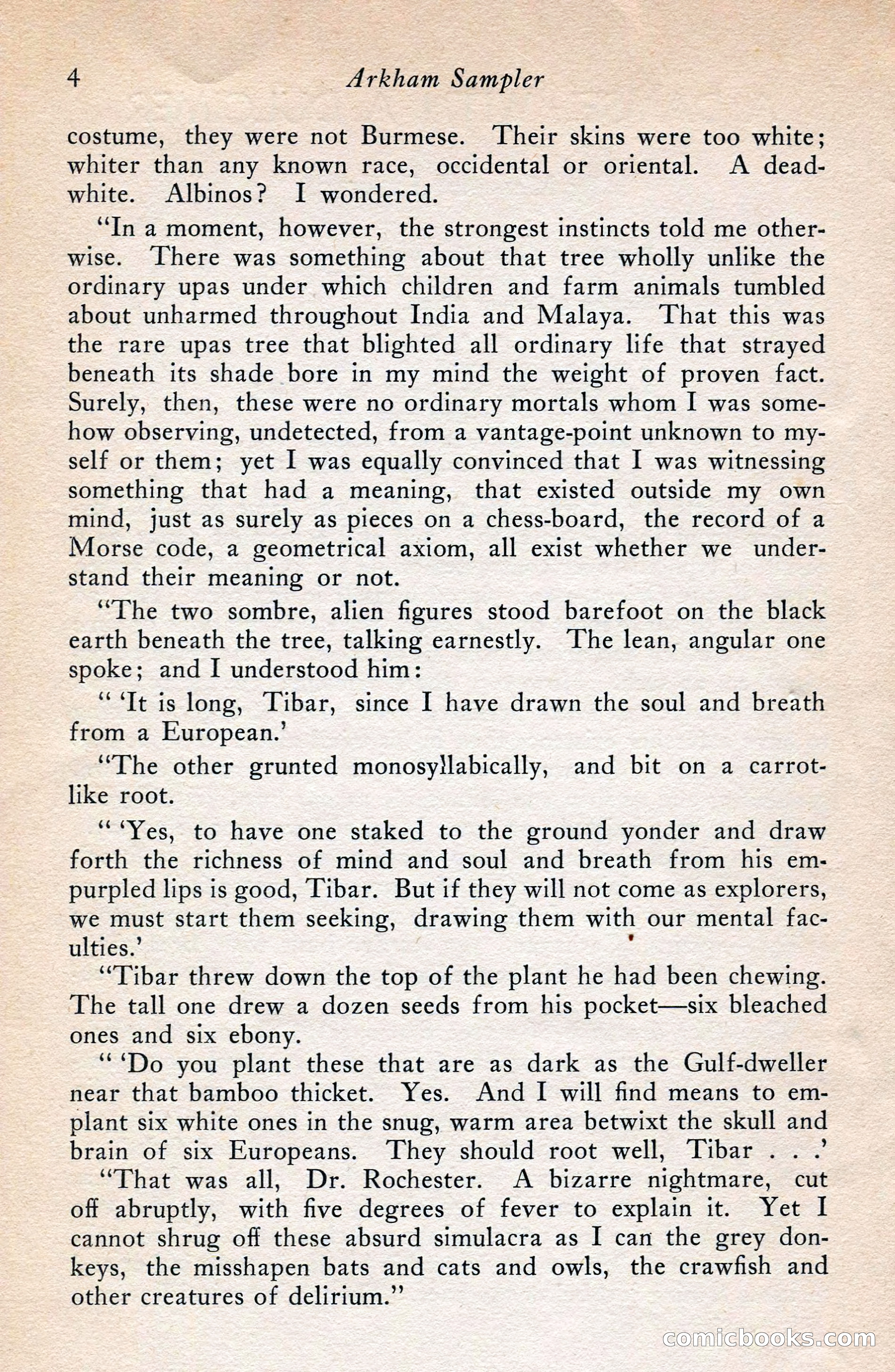 The Arkham Sampler, Spring 1948 — page 6 of 104