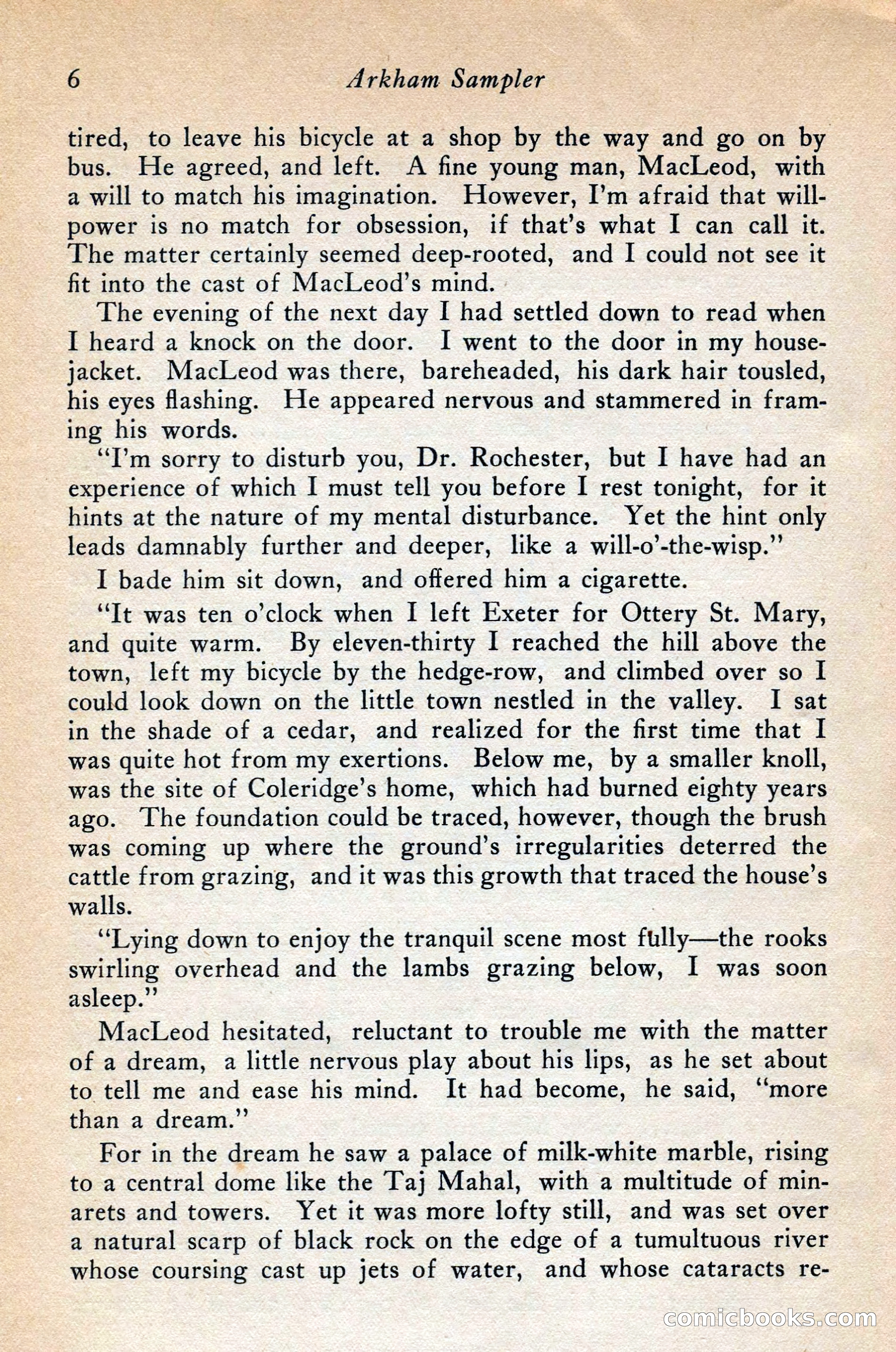 The Arkham Sampler, Spring 1948 — page 8 of 104