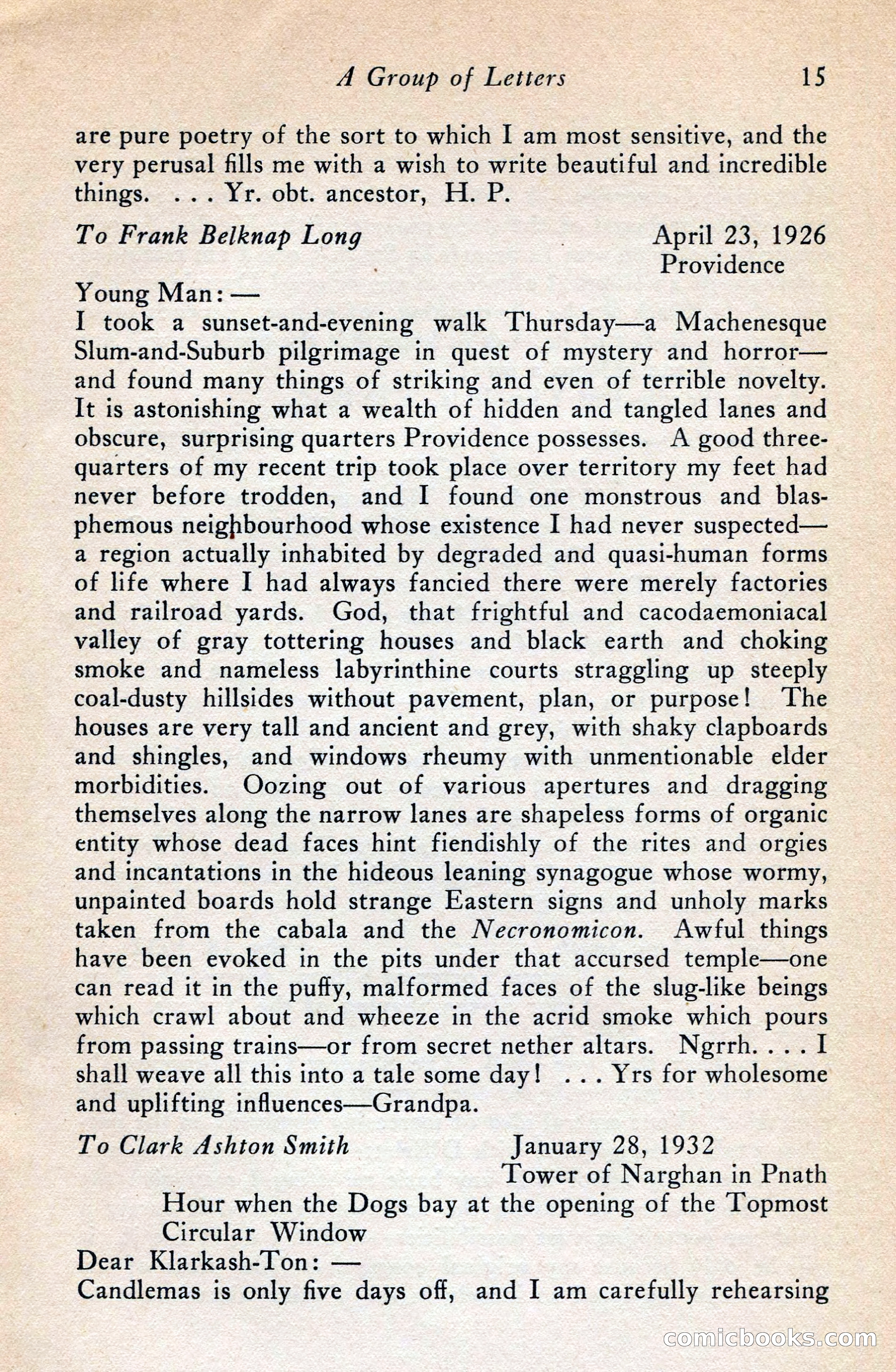 The Arkham Sampler, Spring 1948 — page 17 of 104